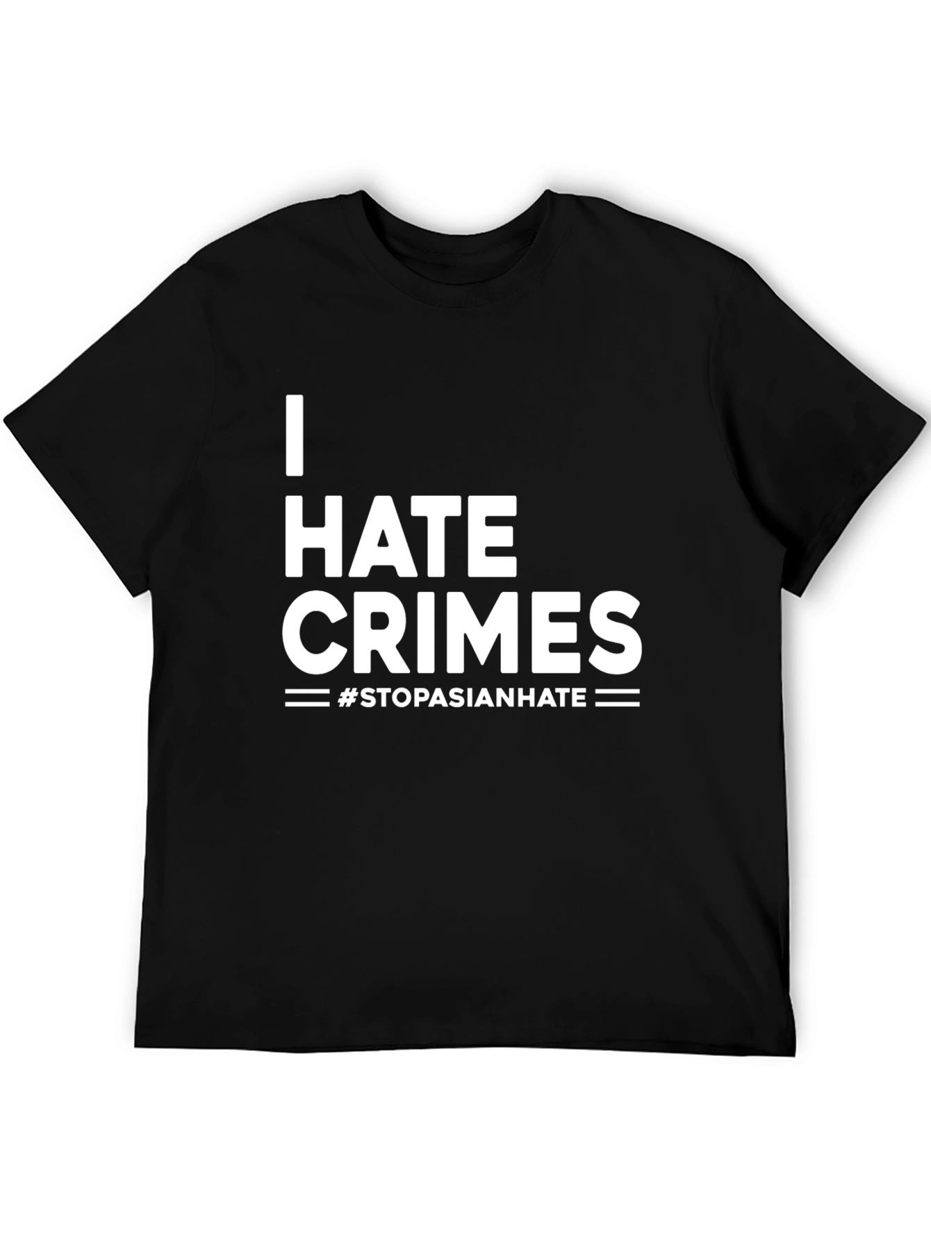 I Hate Crimes T-Shirt - Stop Asian Hate Awareness