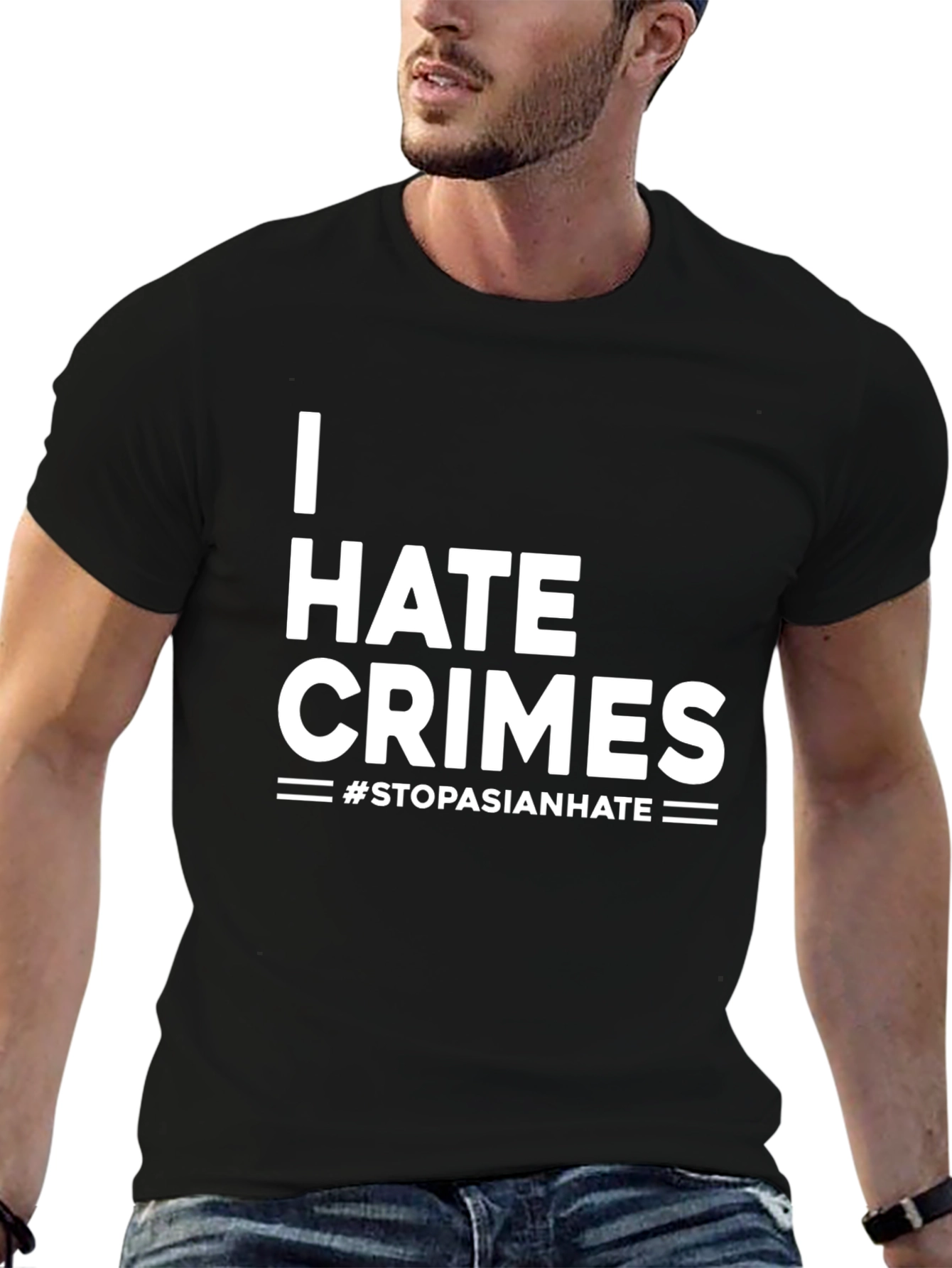 I Hate Crimes T-Shirt - Stop Asian Hate Awareness