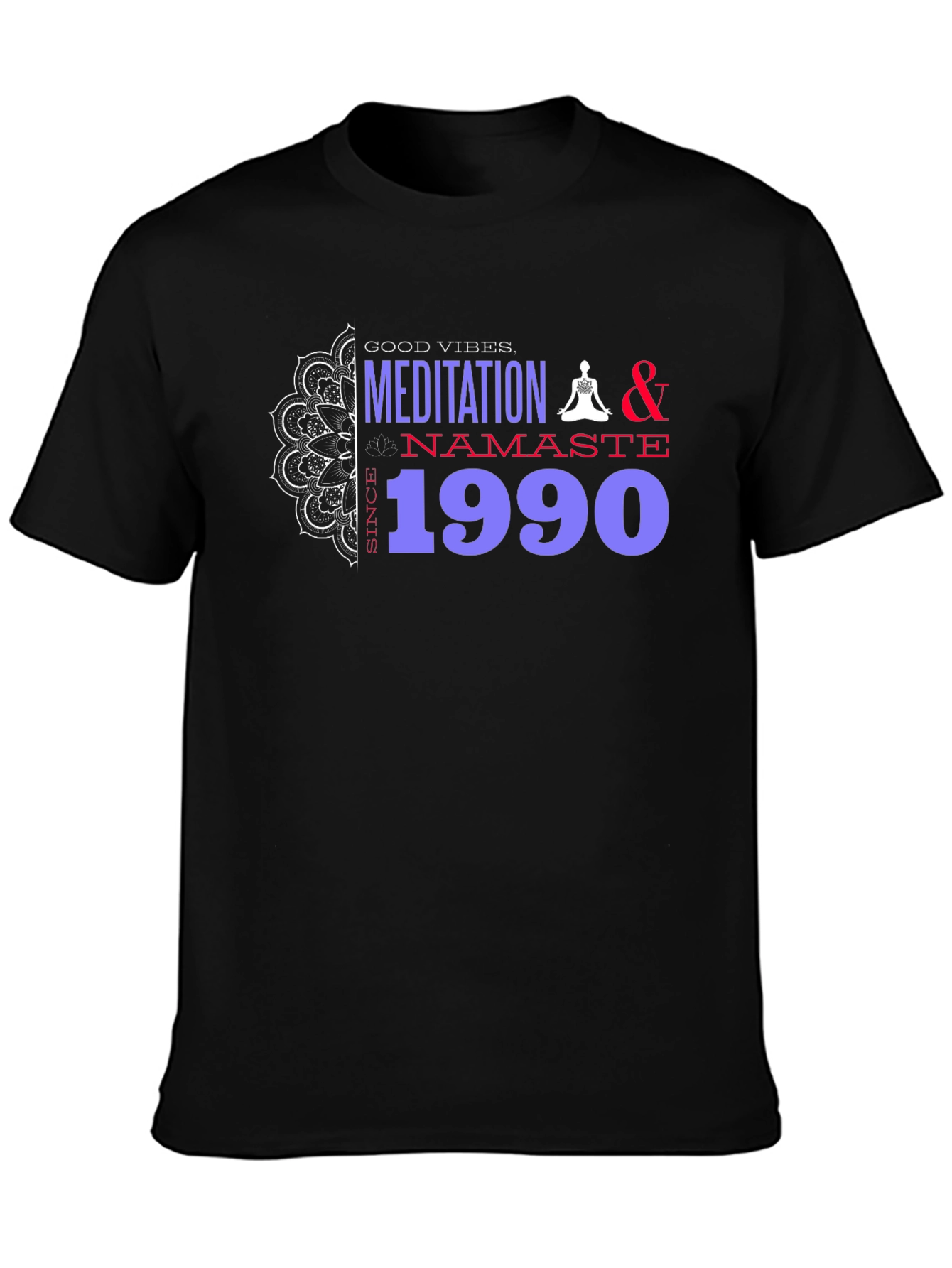Meditation Namaste 1990 Tee