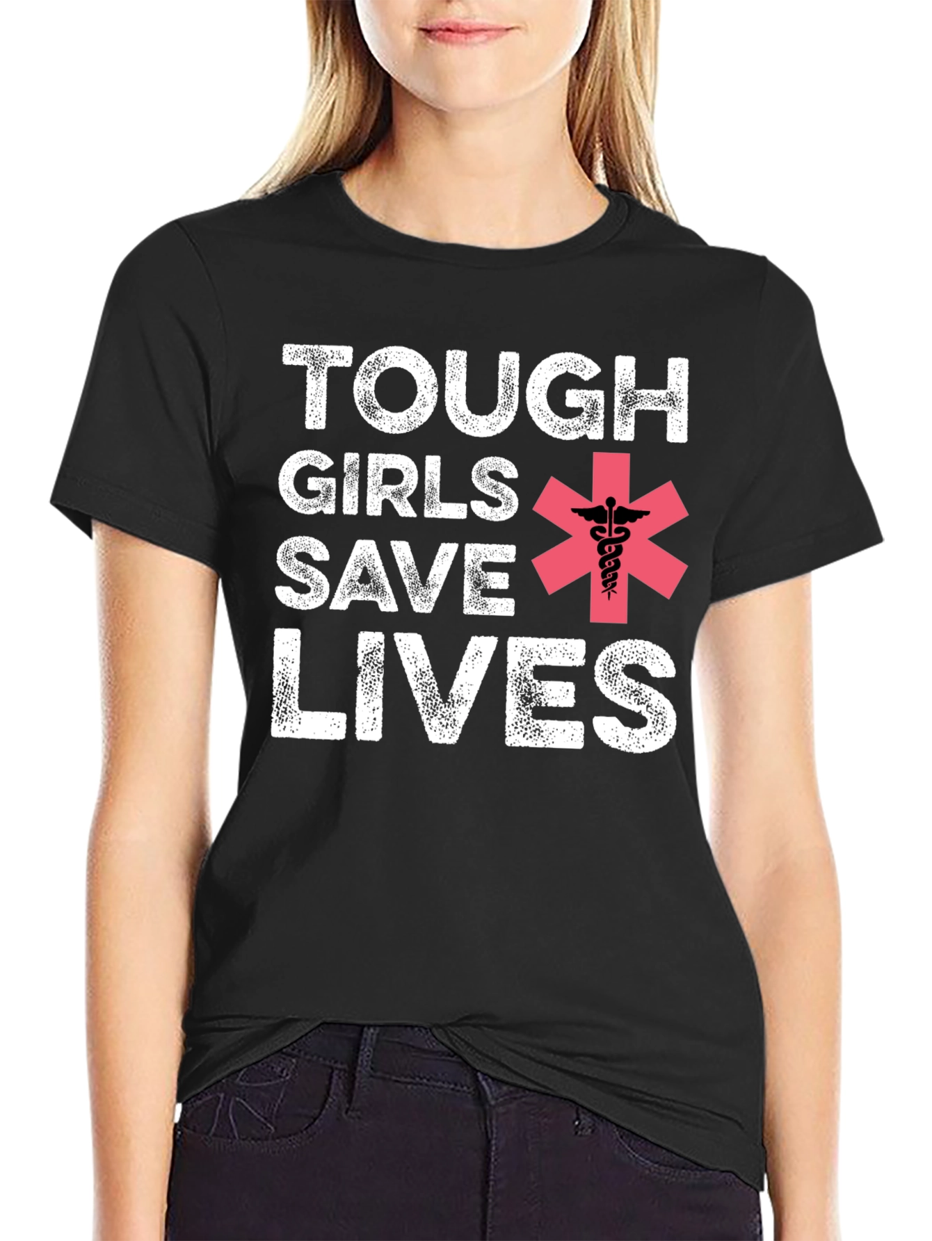 Tough Girls Save Lives Graphic Tee