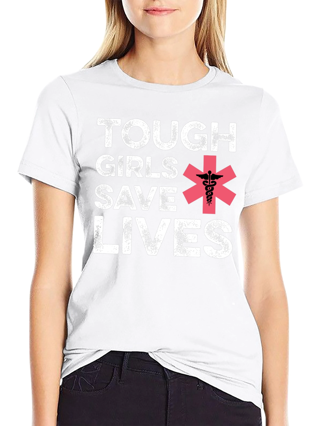 Tough Girls Save Lives Graphic Tee