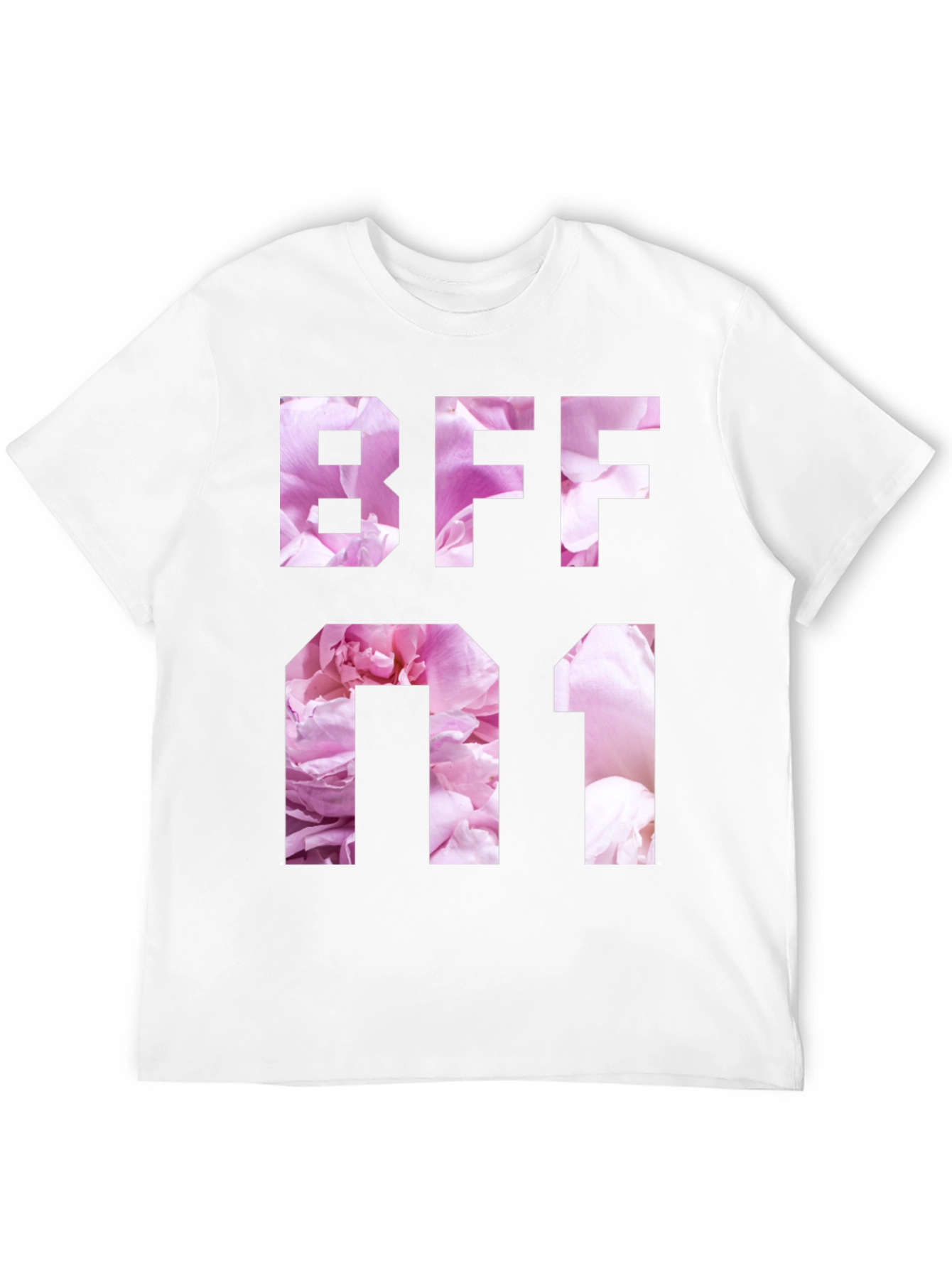 Floral BFF Number One Graphic T-Shirt