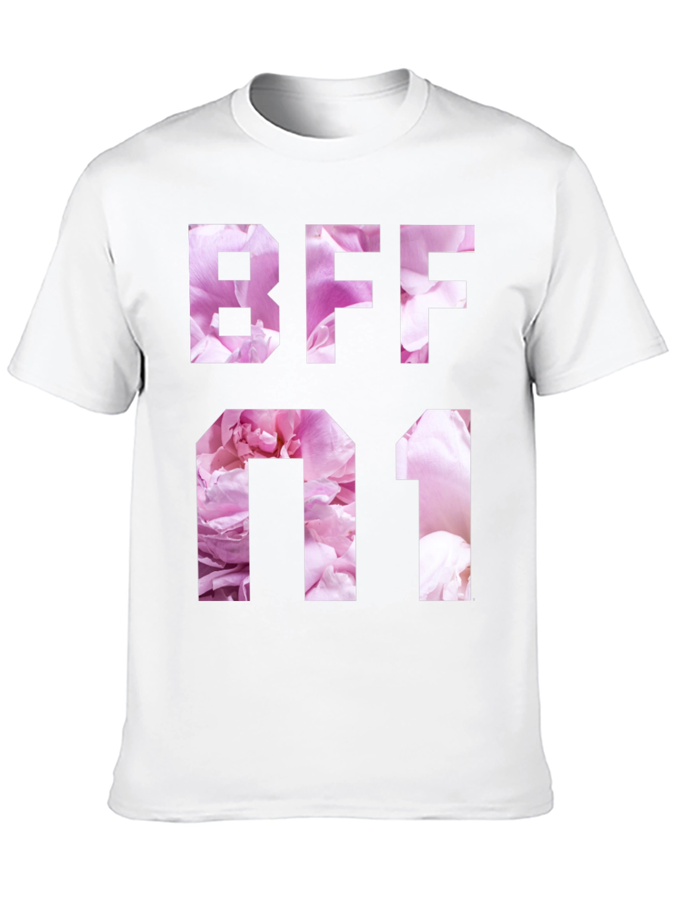 Floral BFF Number One Graphic T-Shirt