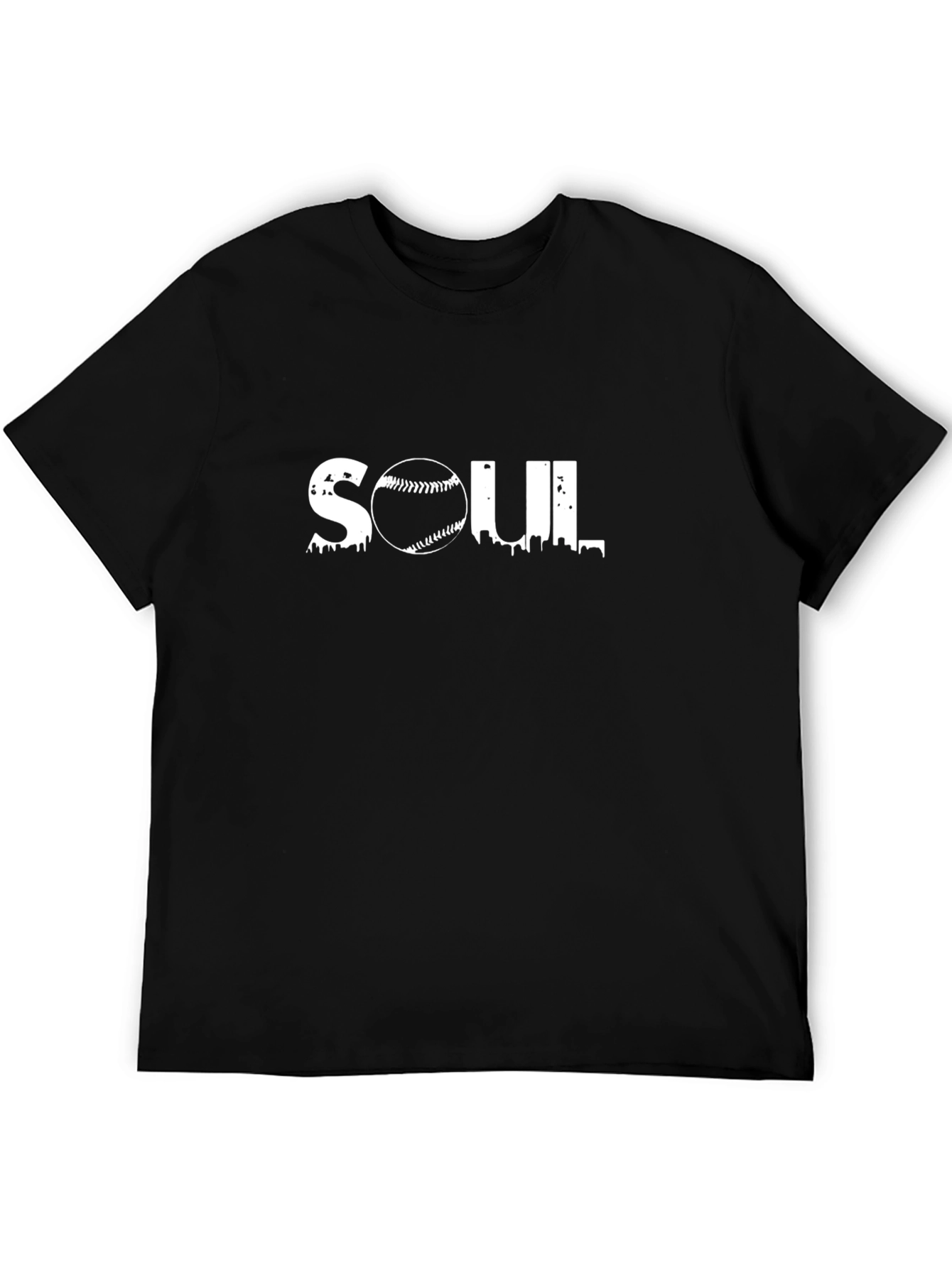 Soul Baseball Graphic Tee - Black
