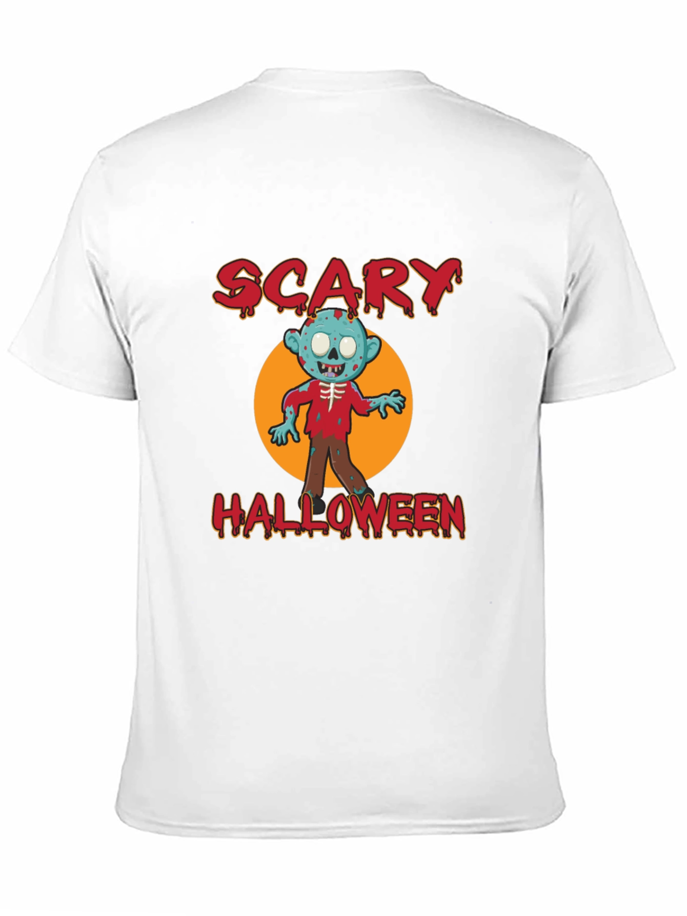 Scary Halloween Zombie T-Shirt
