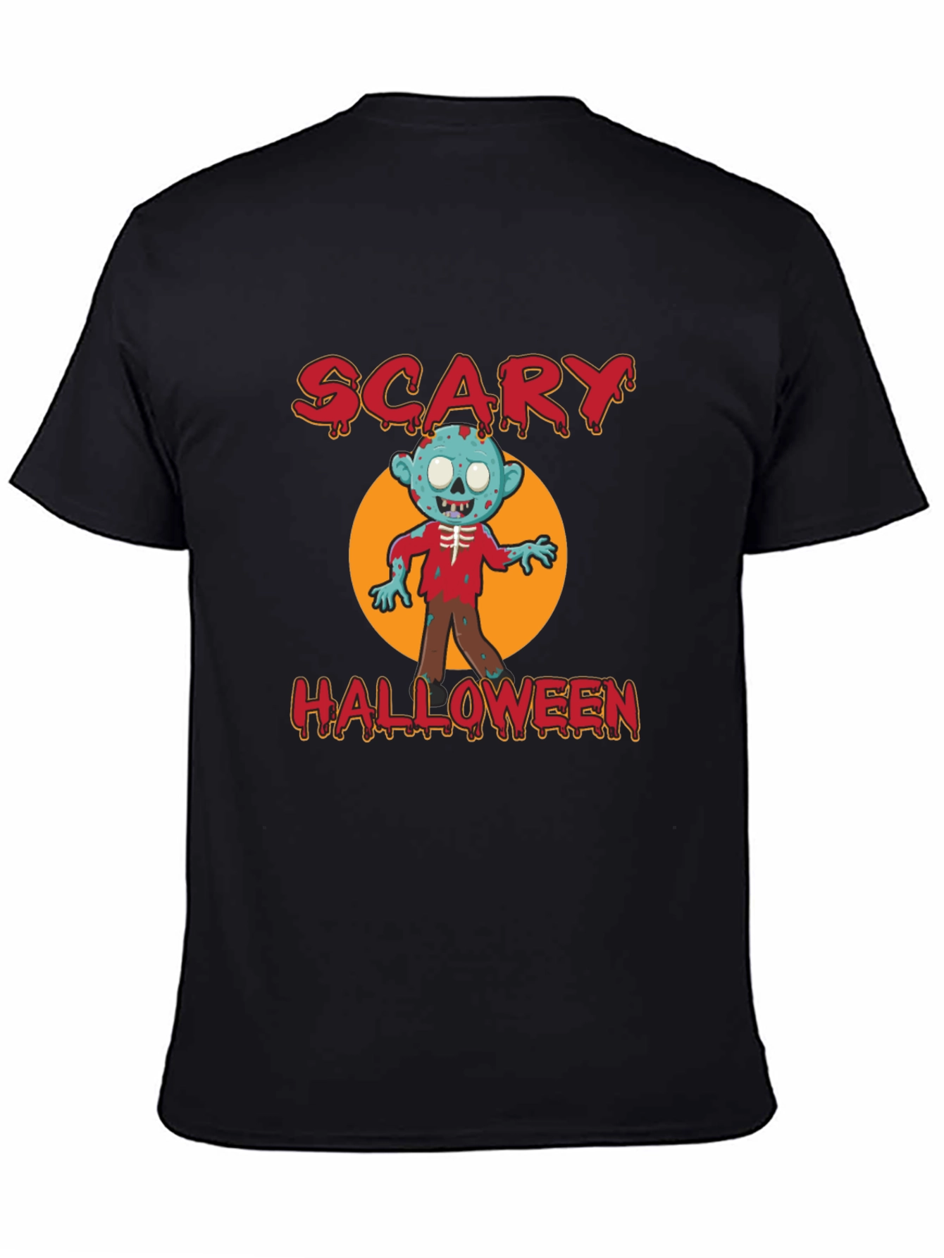 Scary Halloween Zombie T-Shirt