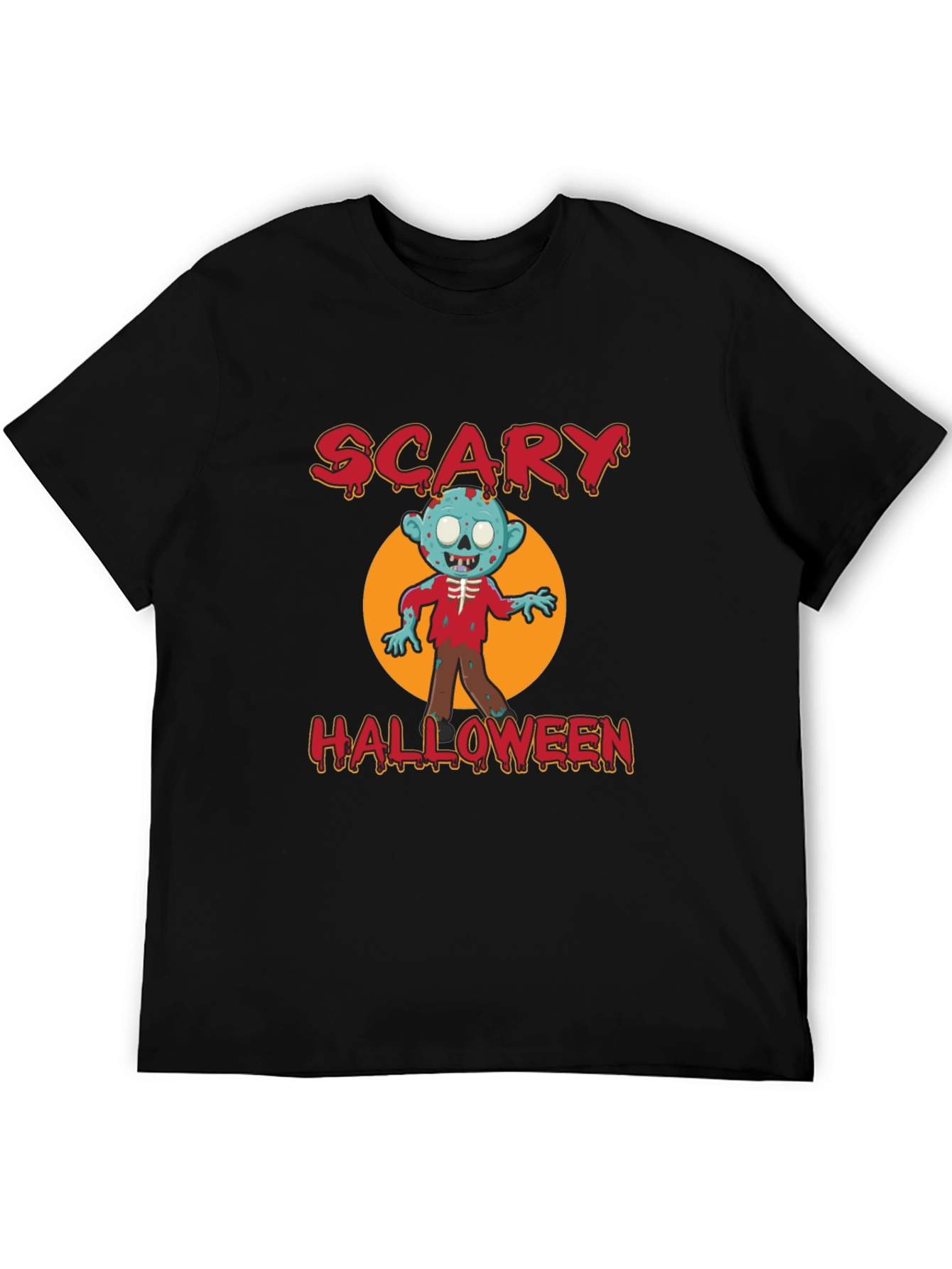 Scary Halloween Zombie T-Shirt