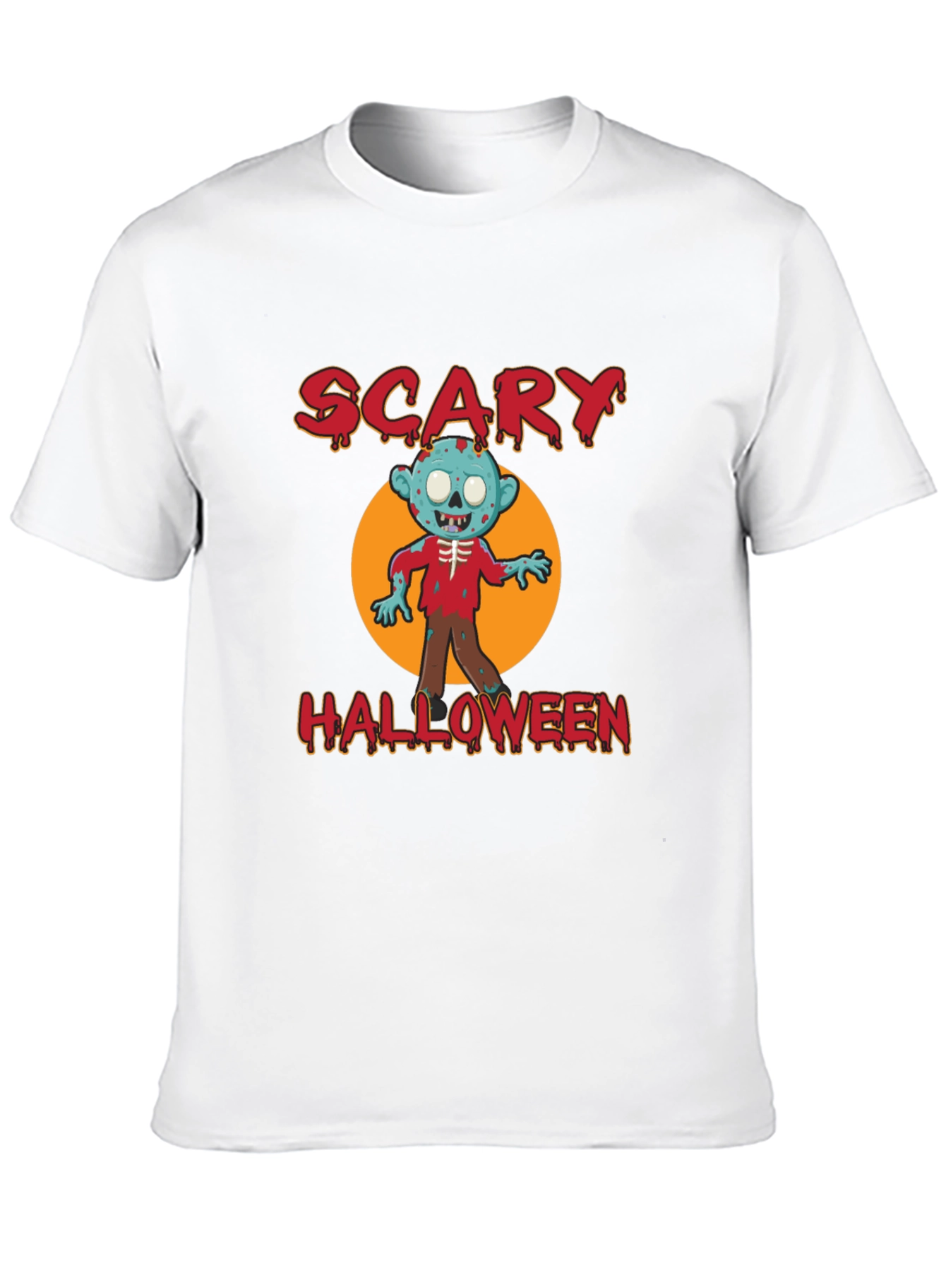 Scary Halloween Zombie T-Shirt