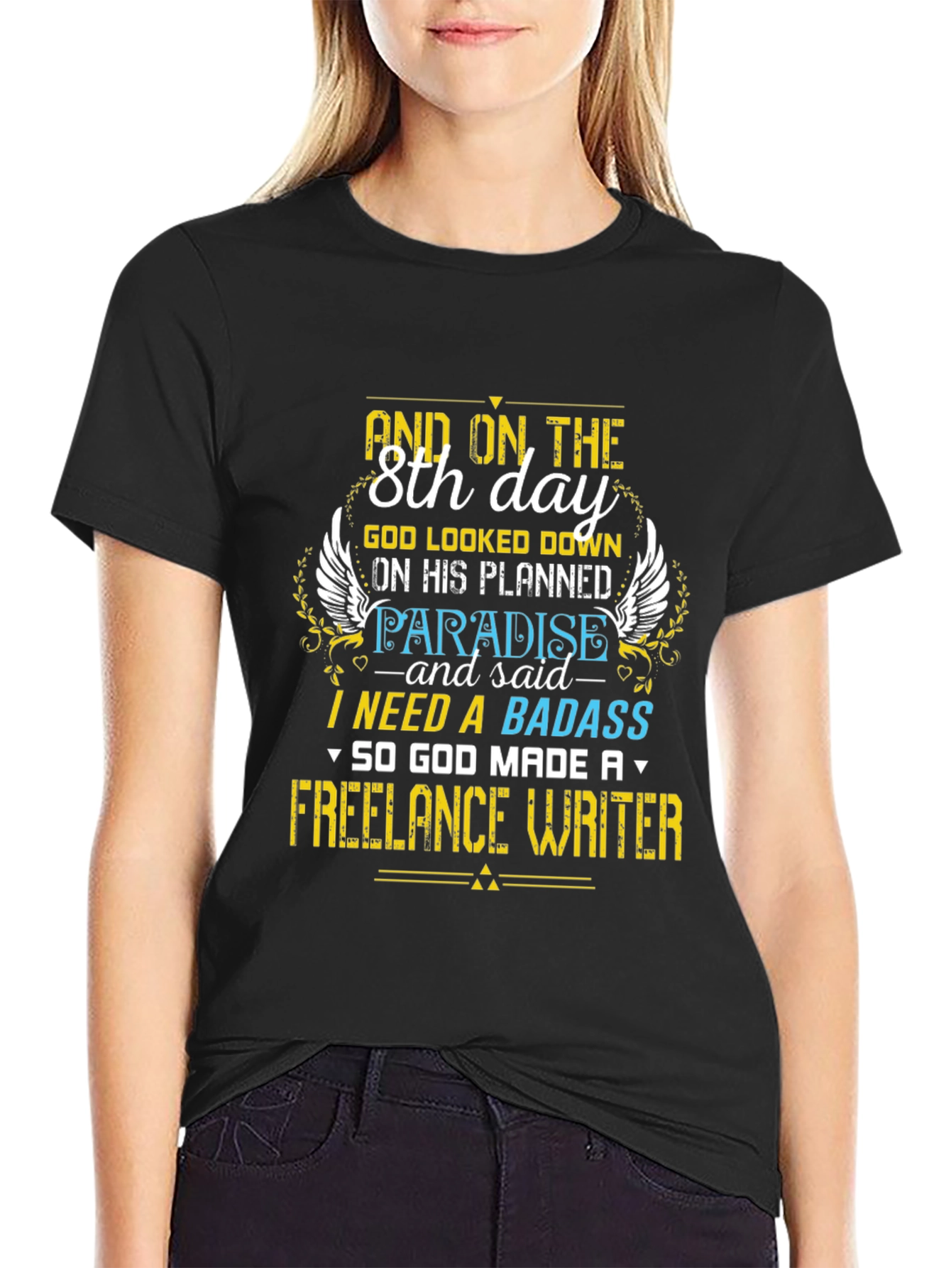 Freelance Writer T-Shirt - 8th Day Design