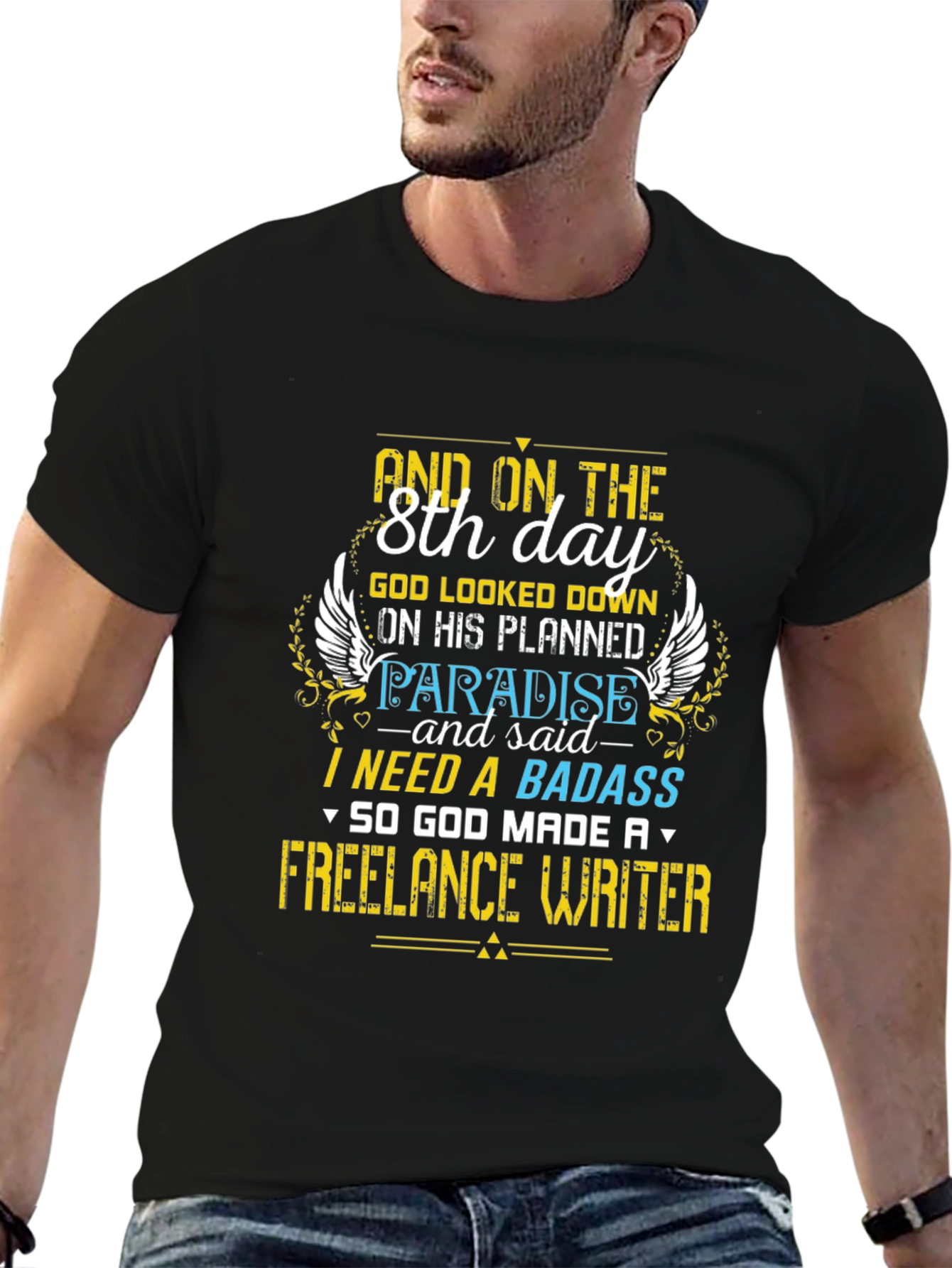 Freelance Writer T-Shirt - 8th Day Design