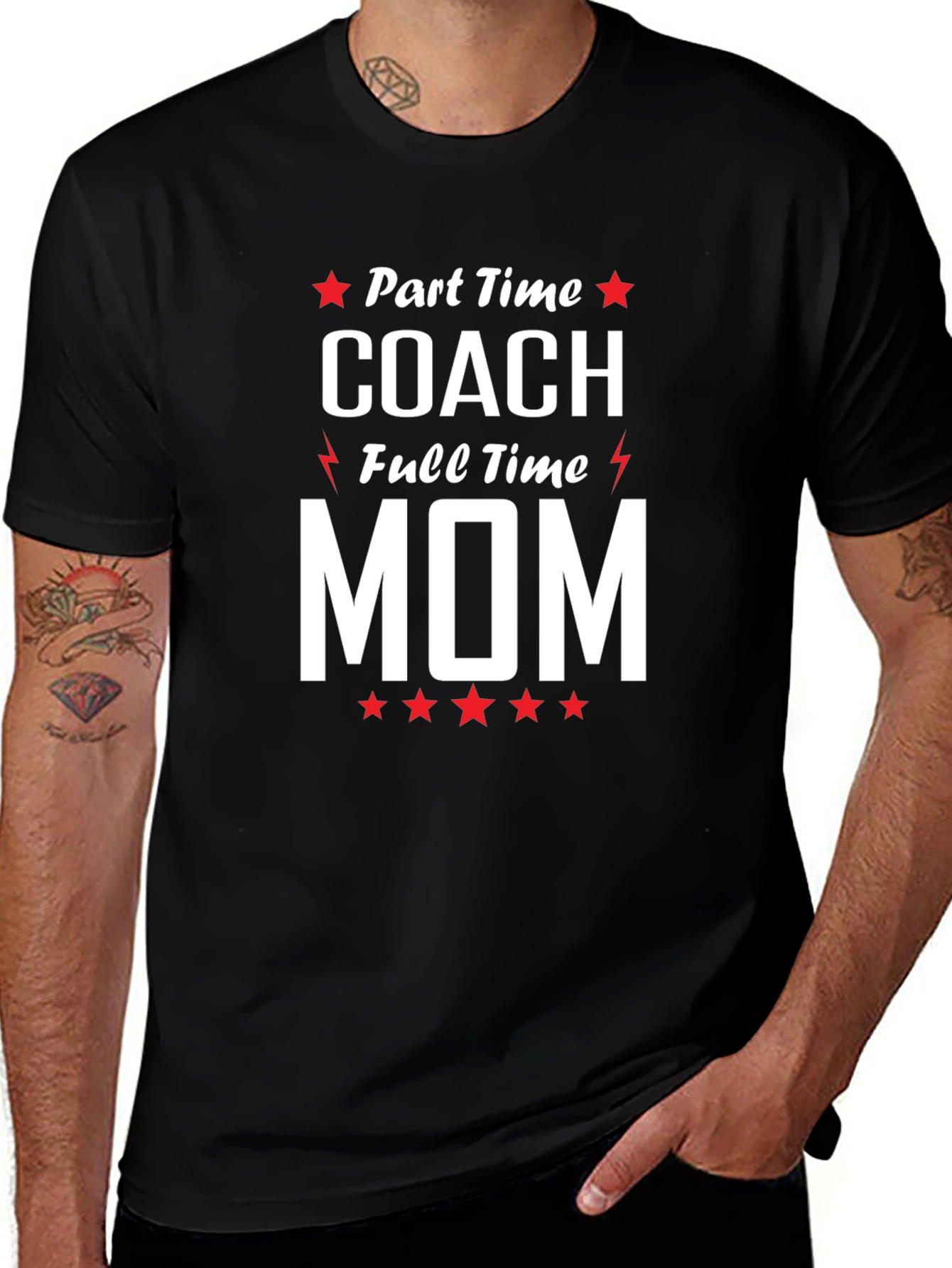 Part Time Coach Full Time Mom Graphic Tee