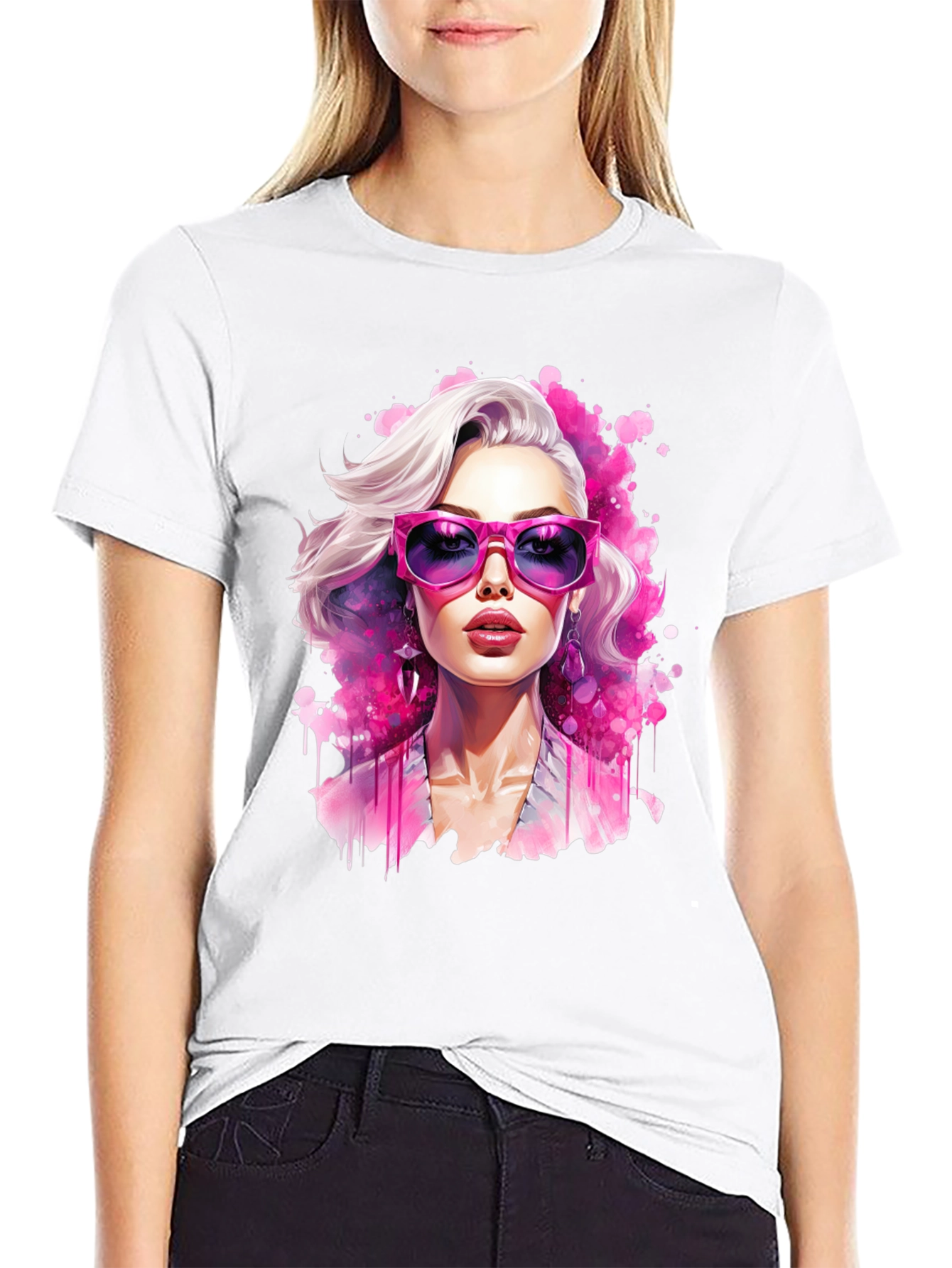 Stylish Woman Graphic Tee