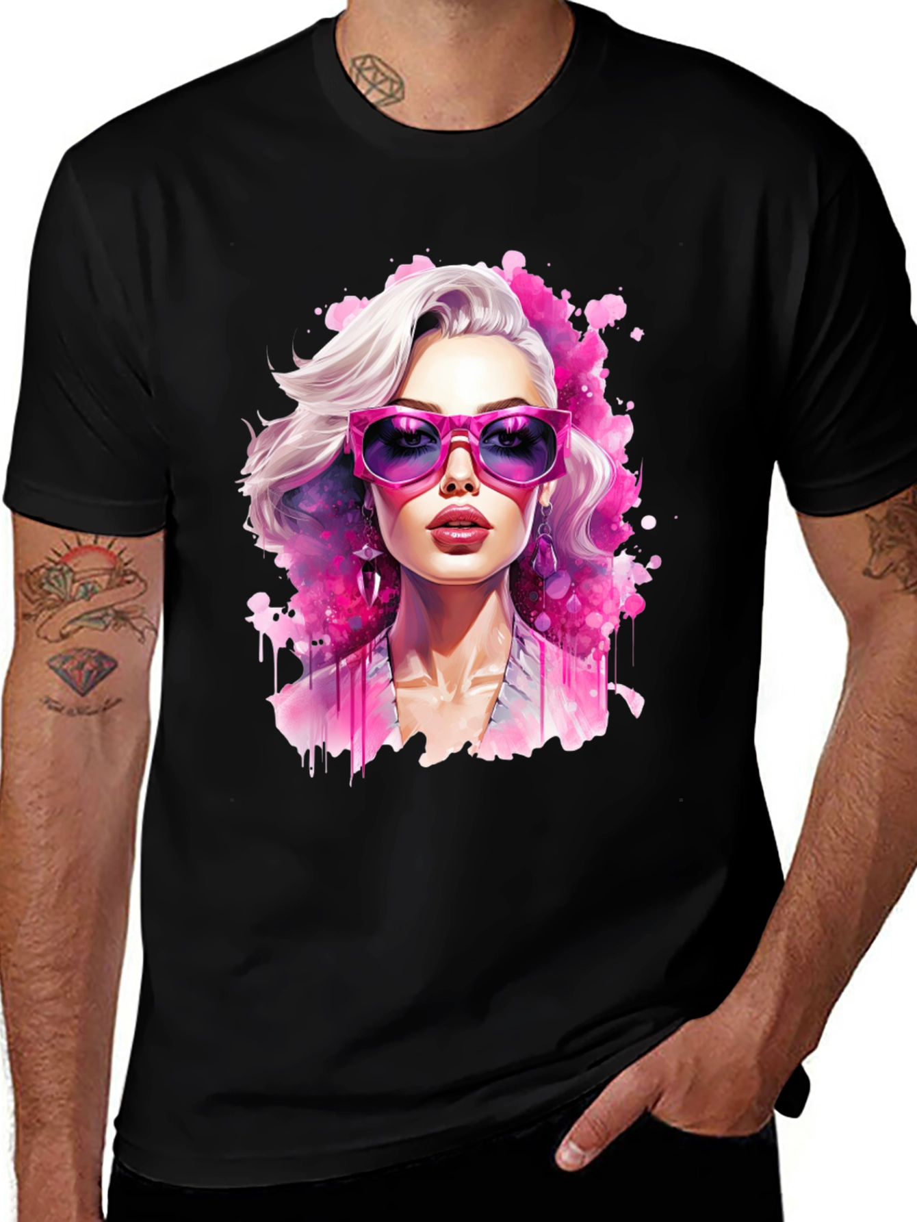 Stylish Woman Graphic Tee