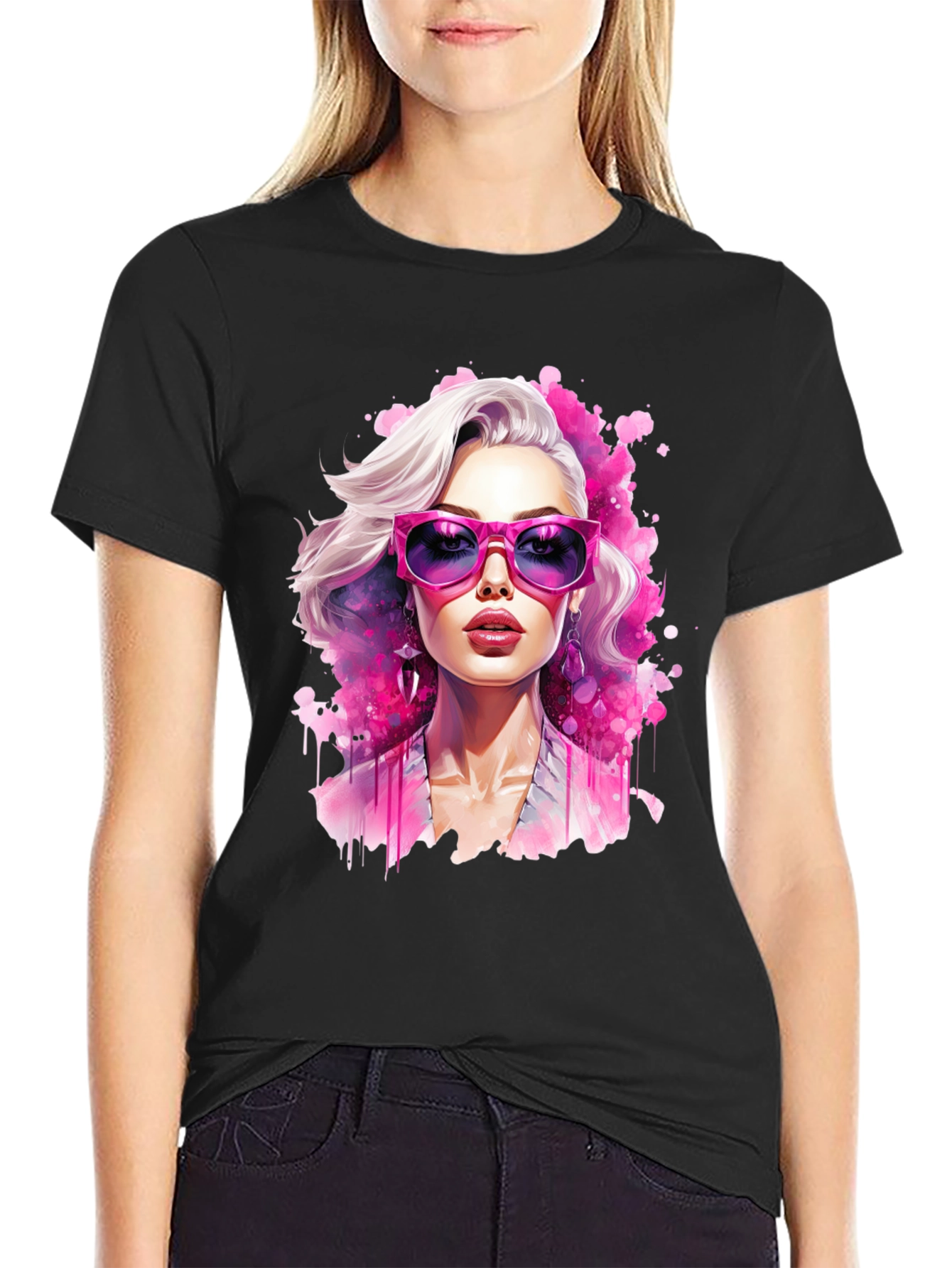 Stylish Woman Graphic Tee