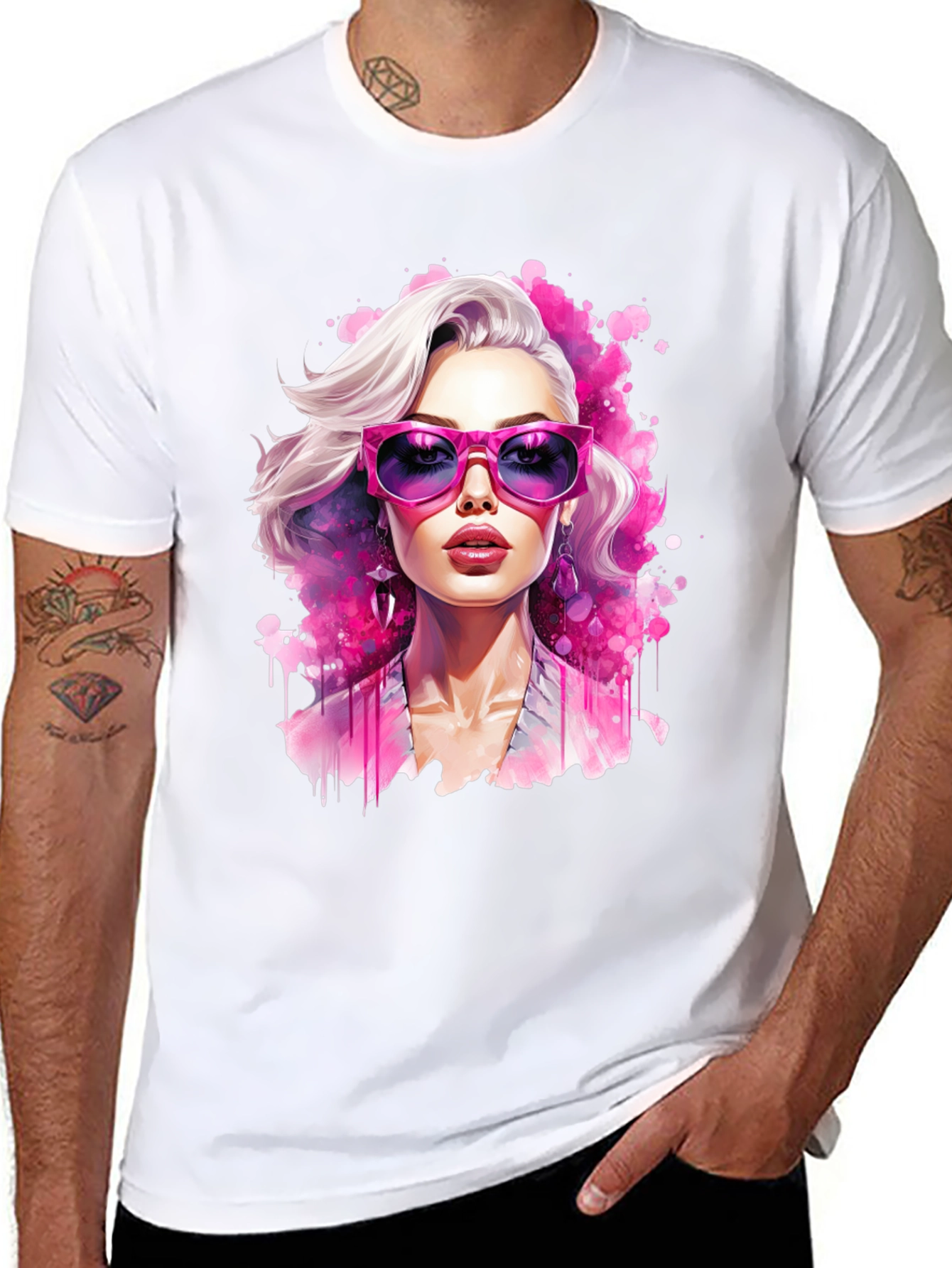Stylish Woman Graphic Tee