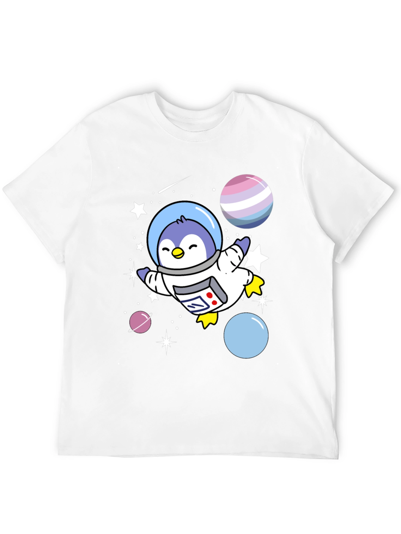 Space Penguin Graphic Tee