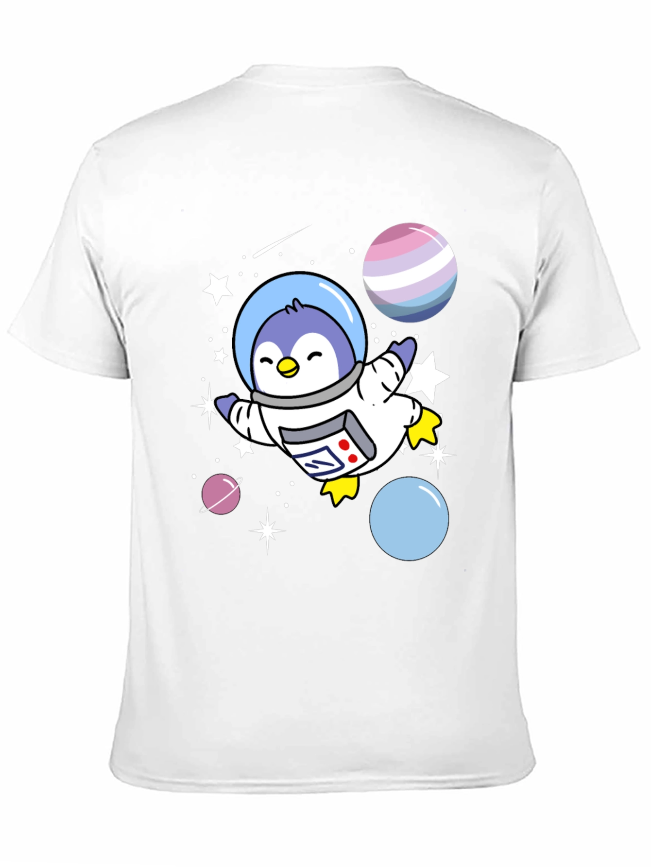 Space Penguin Graphic Tee