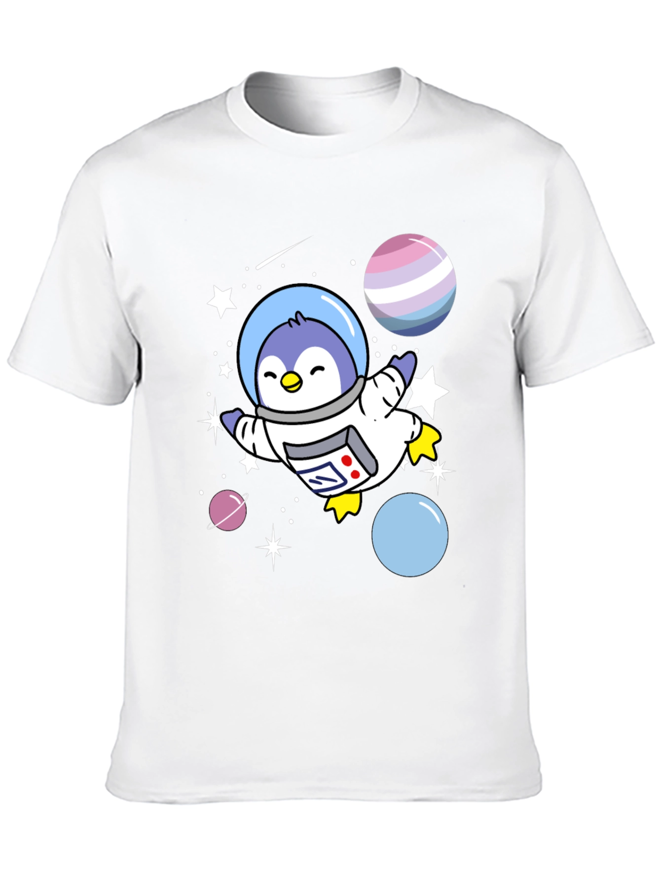 Space Penguin Graphic Tee