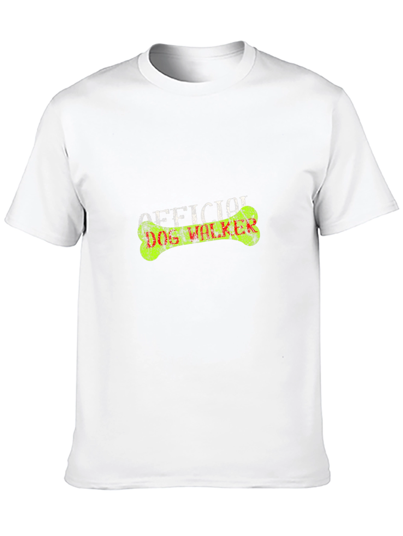 Official Dog Walker Black T-Shirt