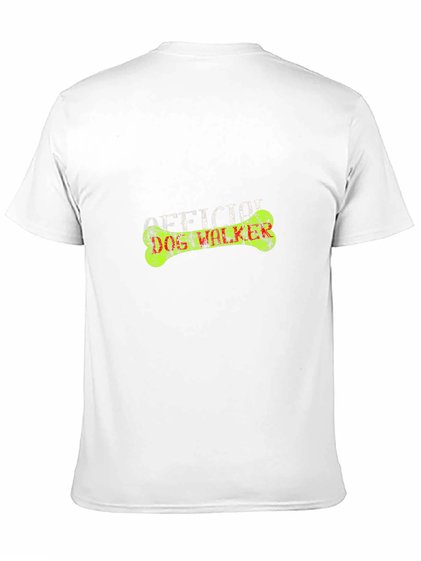 Official Dog Walker Black T-Shirt