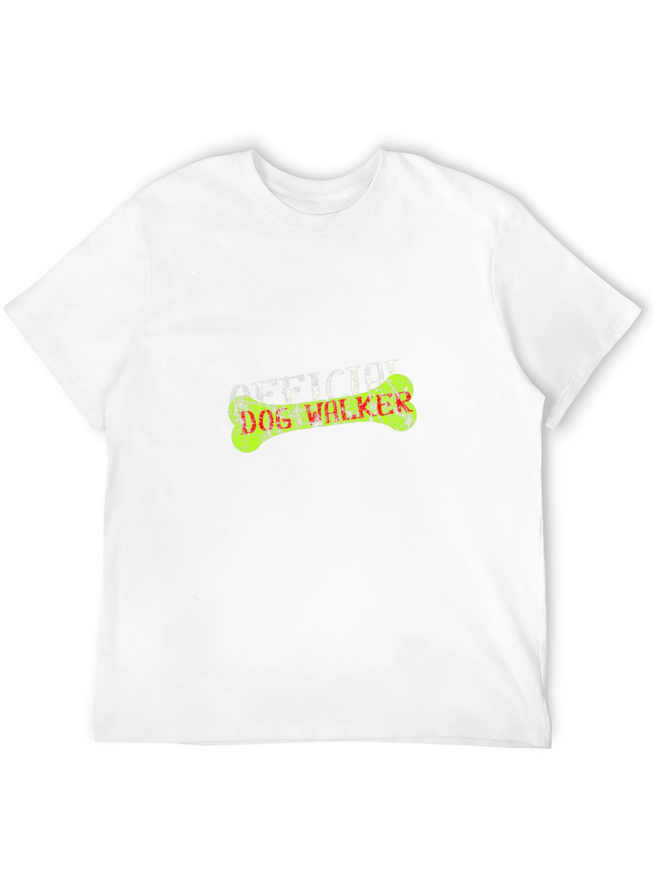 Official Dog Walker Black T-Shirt