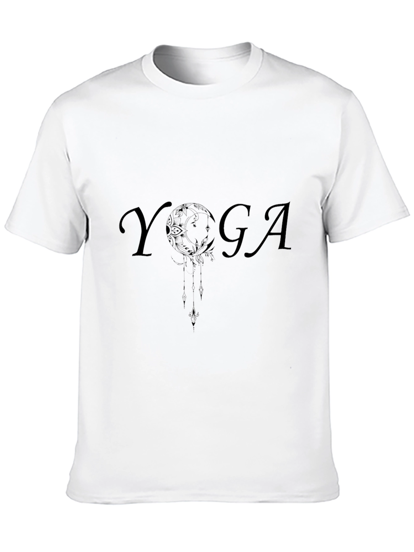 Yoga Design Black T-Shirt