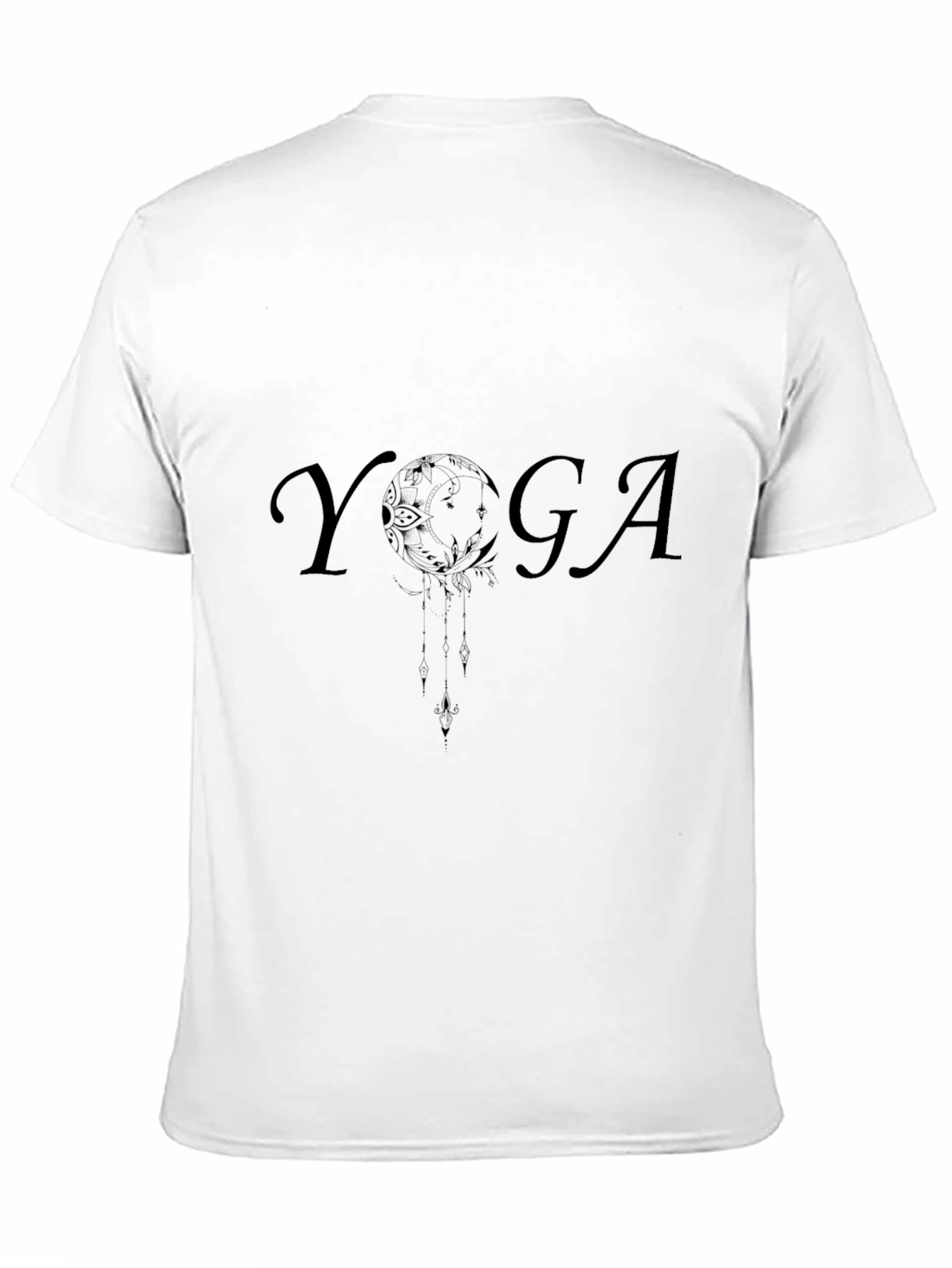 Yoga Design Black T-Shirt