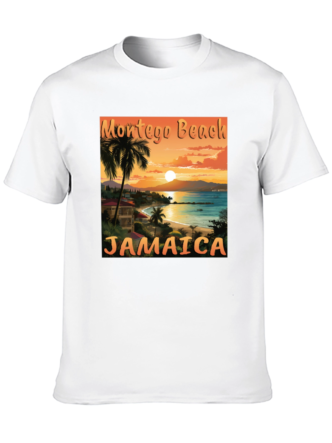 Montego Beach Jamaica T-Shirt