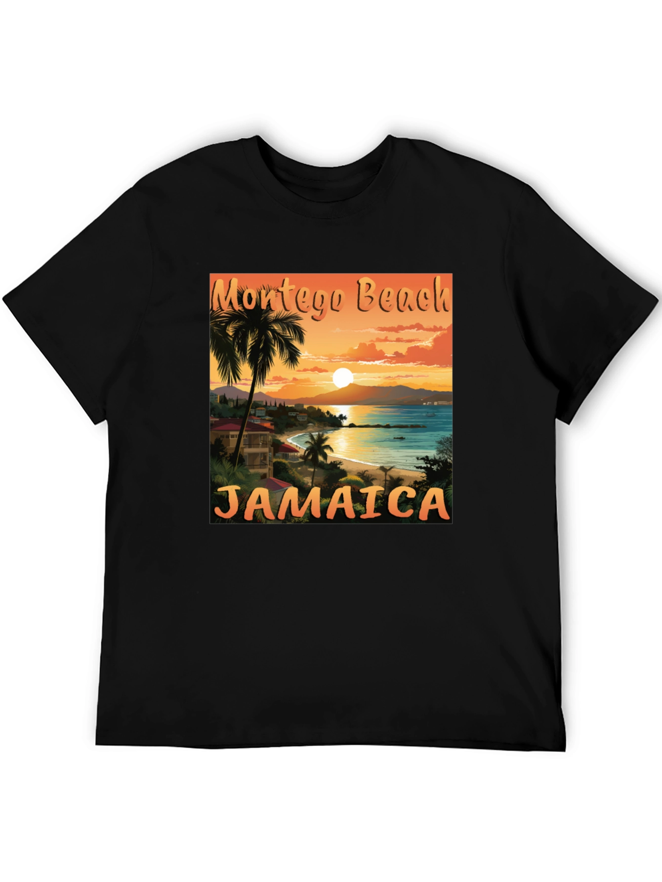 Montego Beach Jamaica T-Shirt