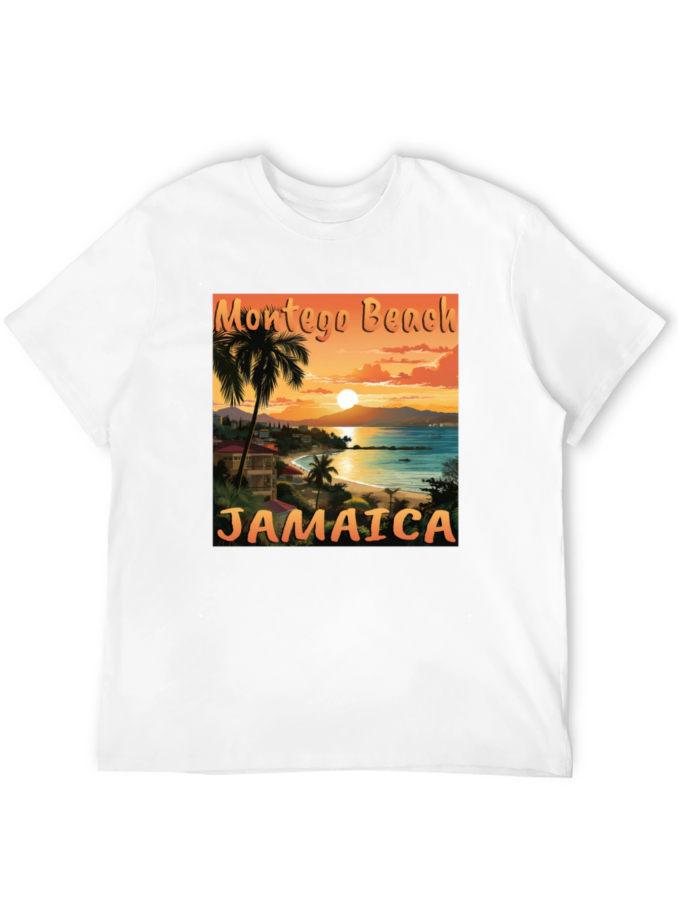 Montego Beach Jamaica T-Shirt