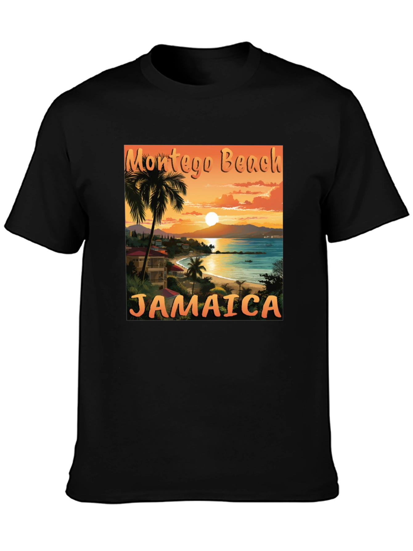 Montego Beach Jamaica T-Shirt