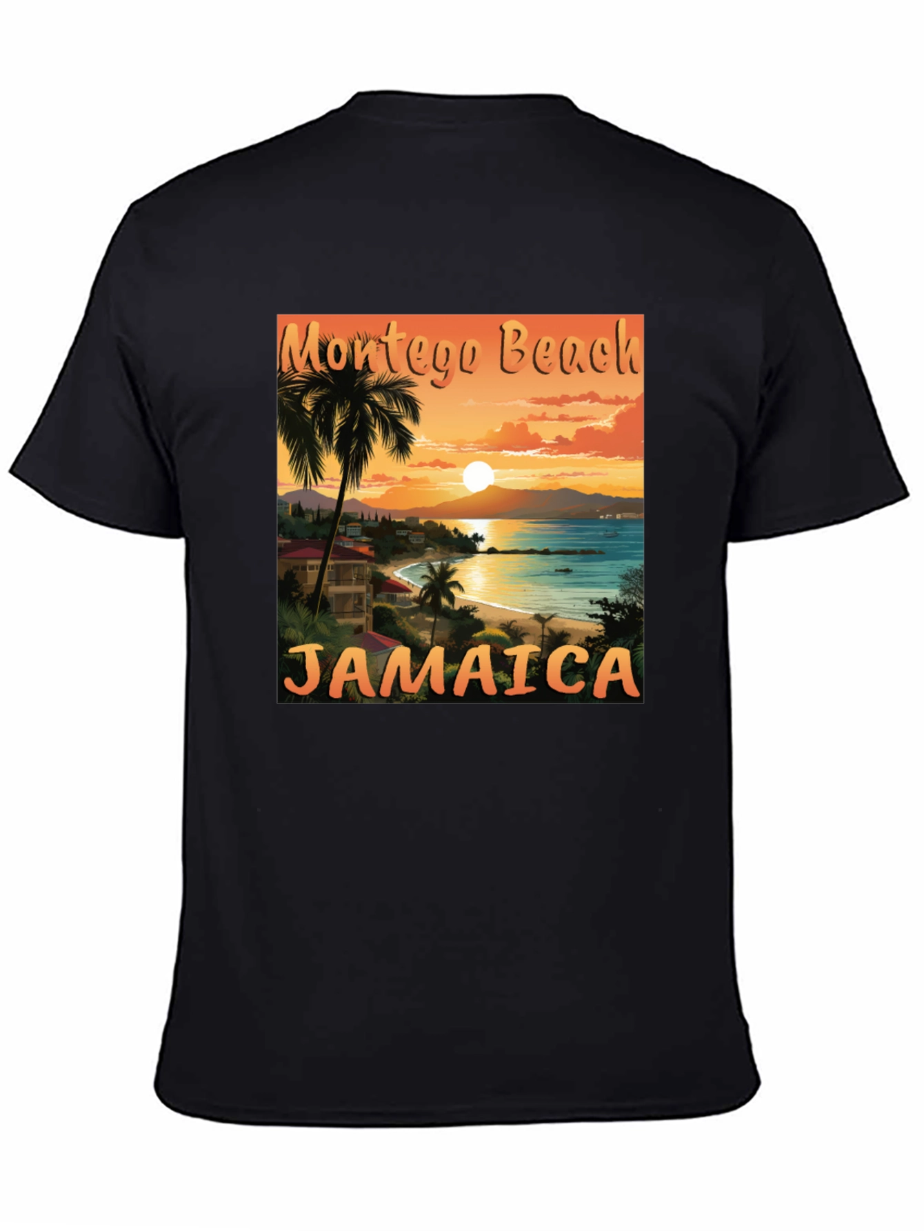 Montego Beach Jamaica T-Shirt
