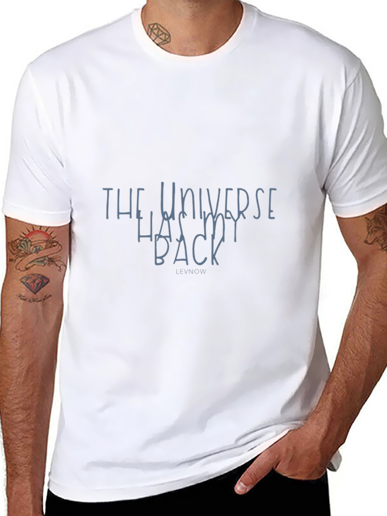 The Universe Has My Back - Black T-Shirt