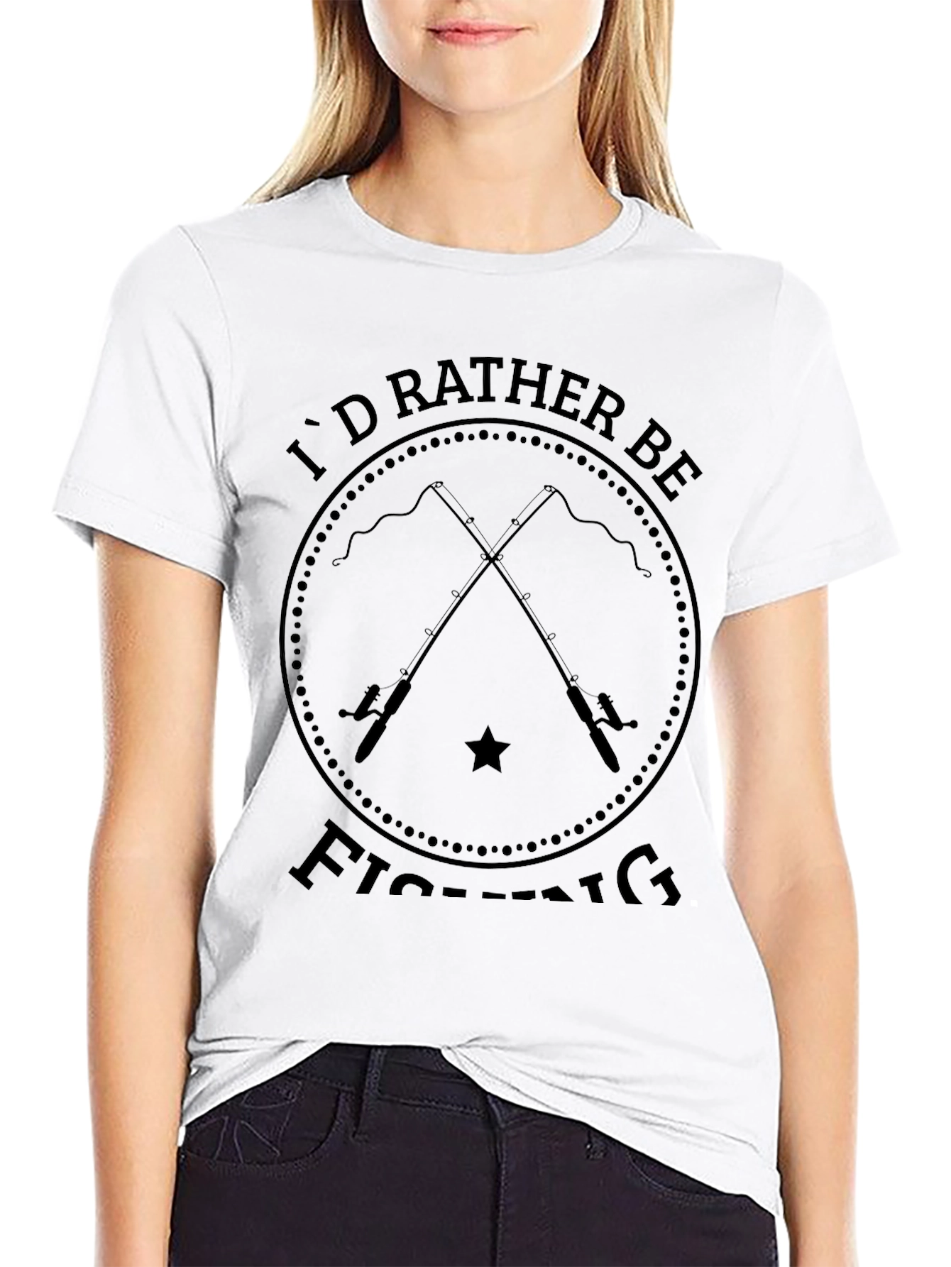Id Rather Be Fishing Graphic T-Shirt