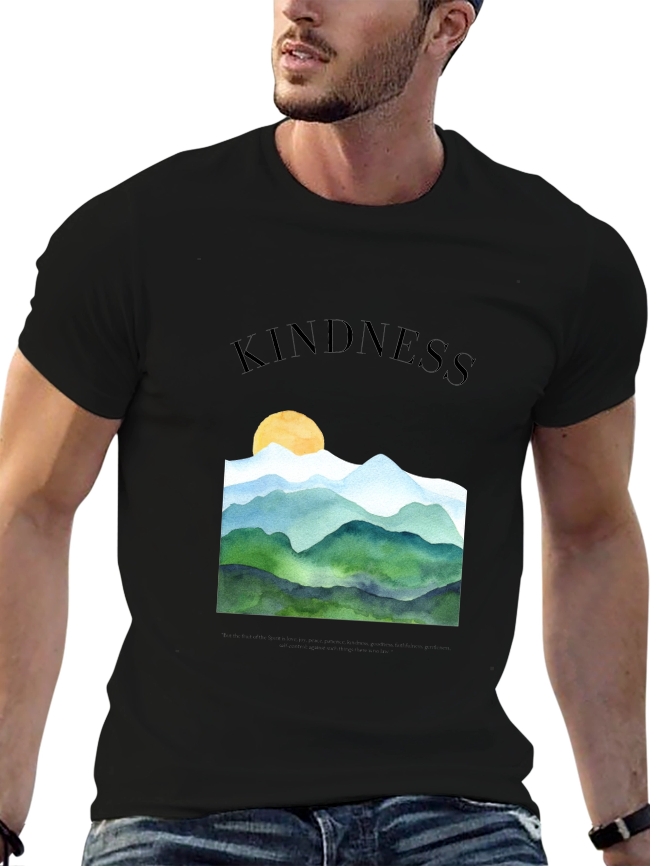 Kindness Mountain T-Shirt - Nature Lovers Tee