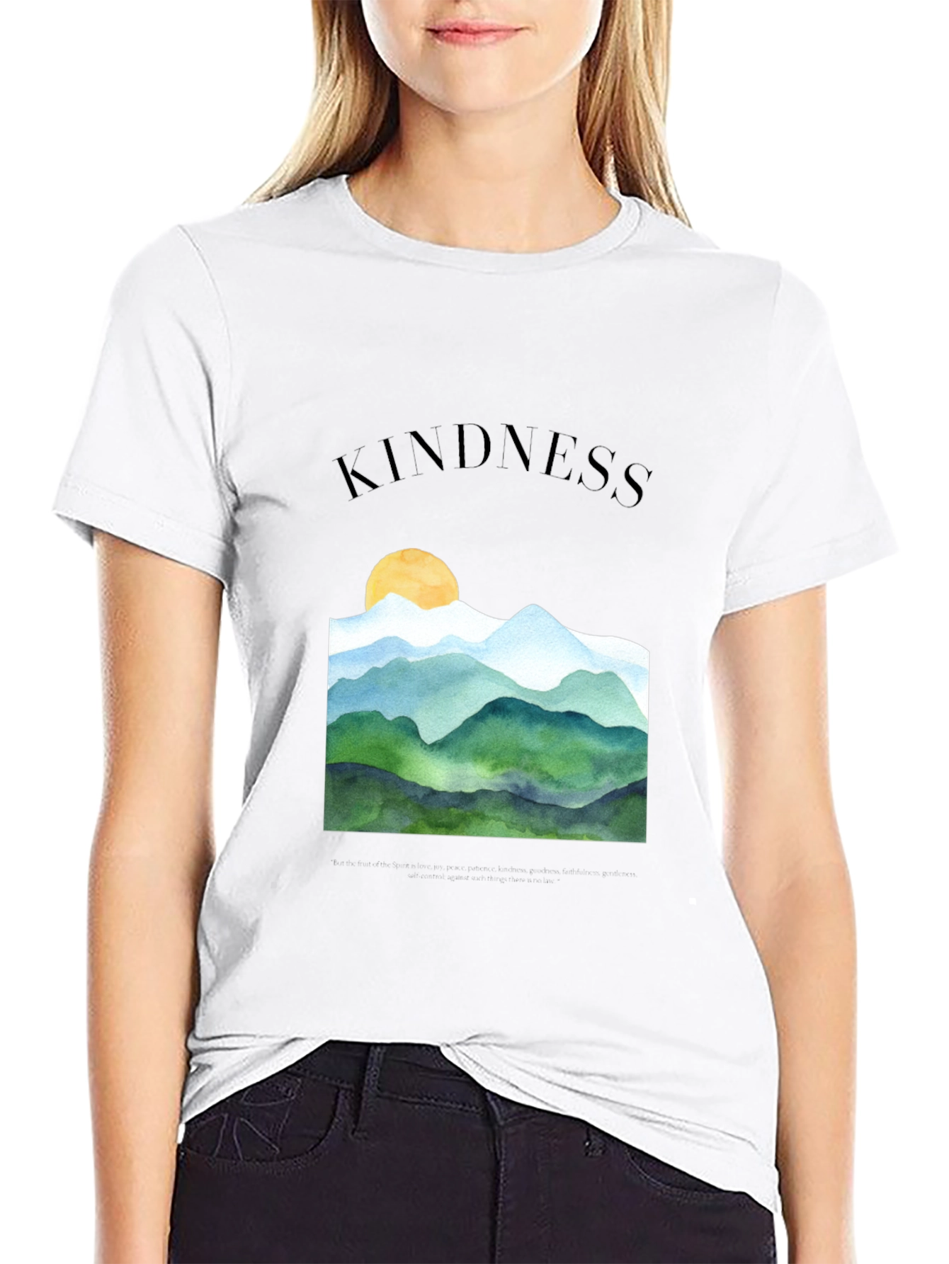 Kindness Mountain T-Shirt - Nature Lovers Tee