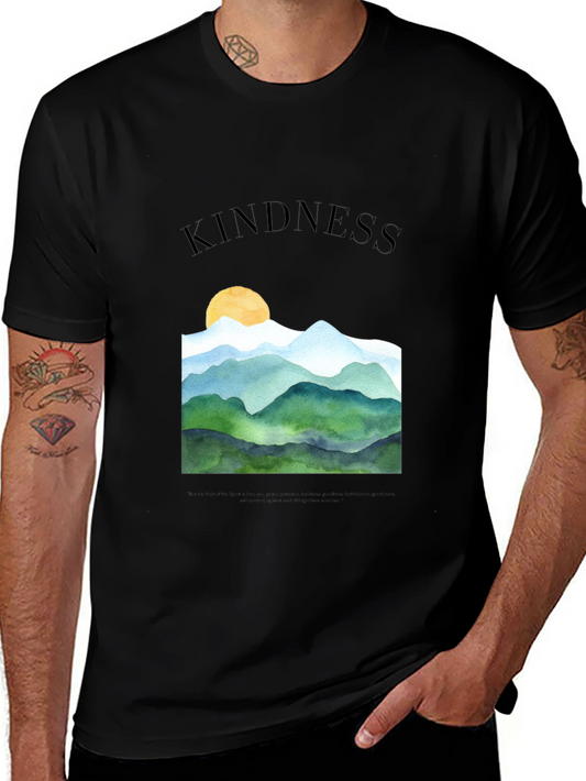 Kindness Mountain T-Shirt - Nature Lovers Tee
