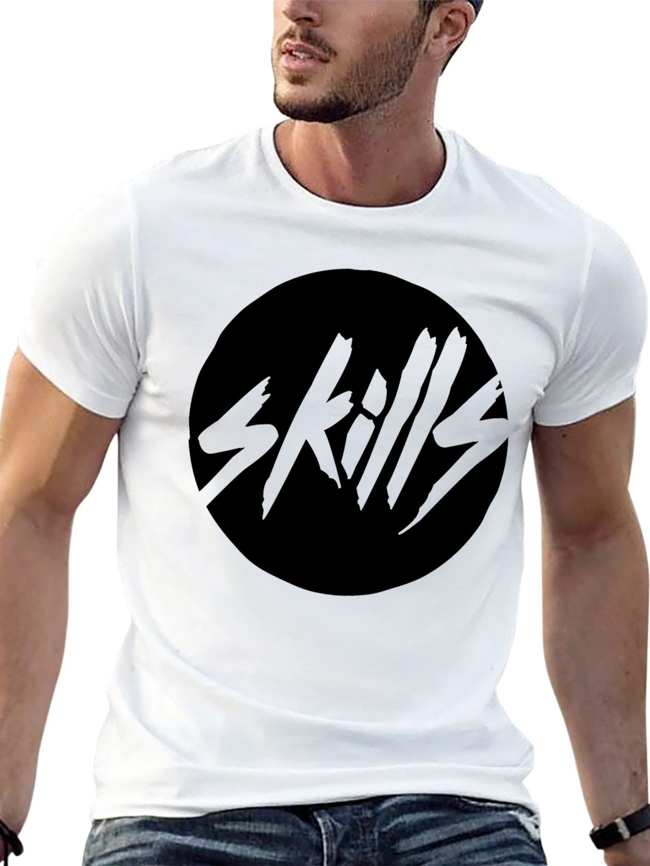 Skills Graphic Tee - Soft Black T-Shirt