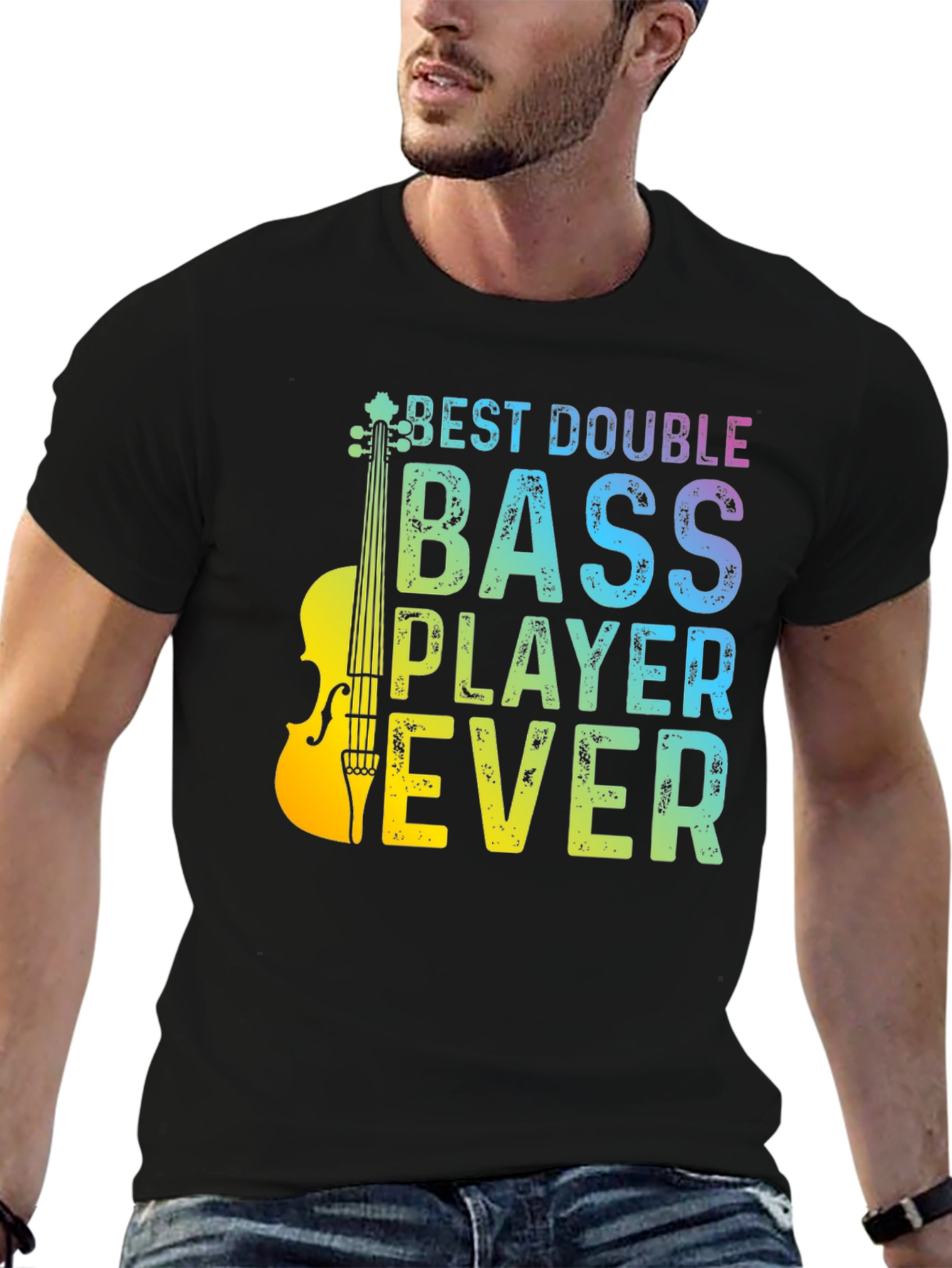 Best Double Bass Player Ever Graphic T-Shirt