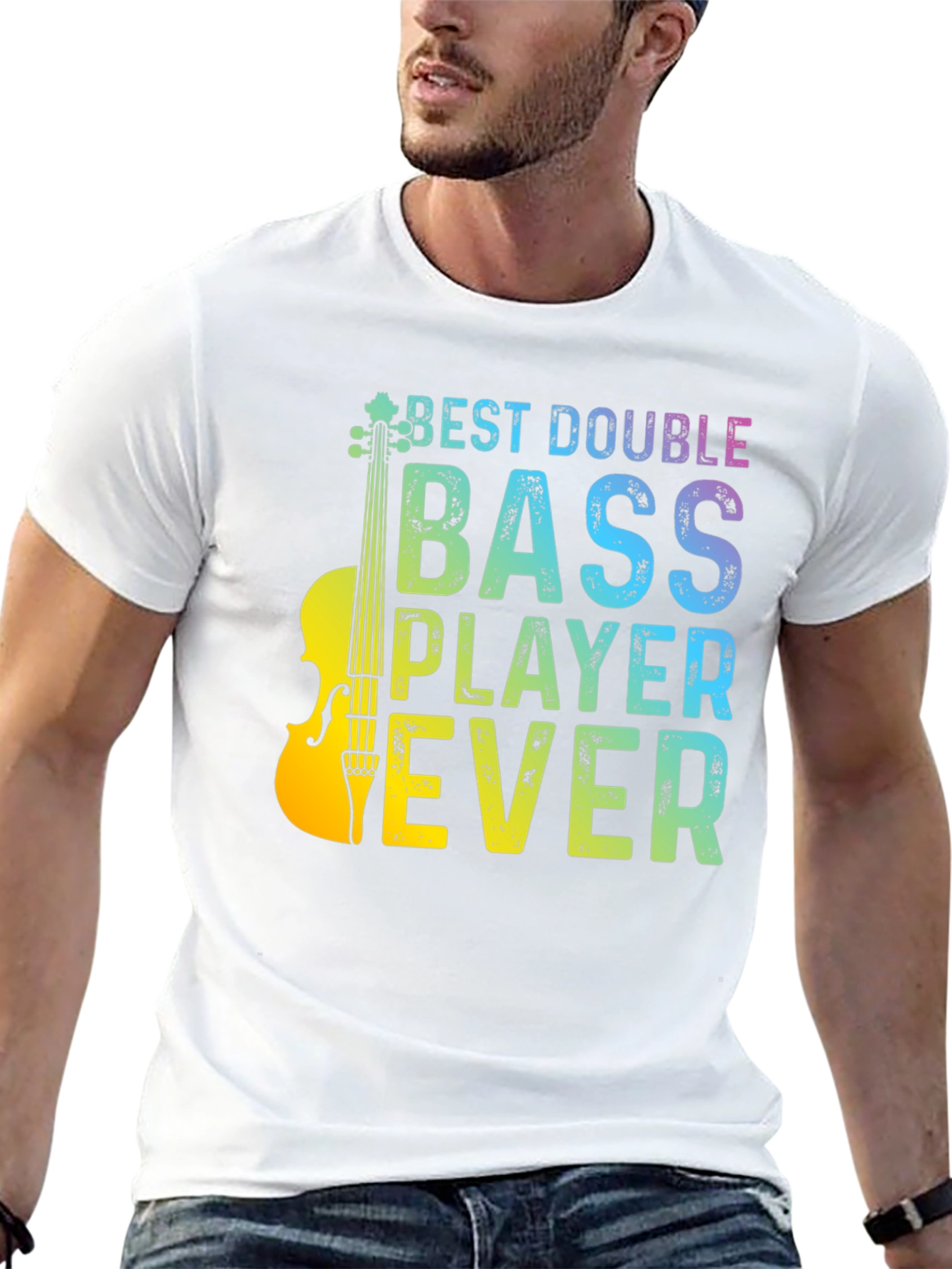 Best Double Bass Player Ever Graphic T-Shirt