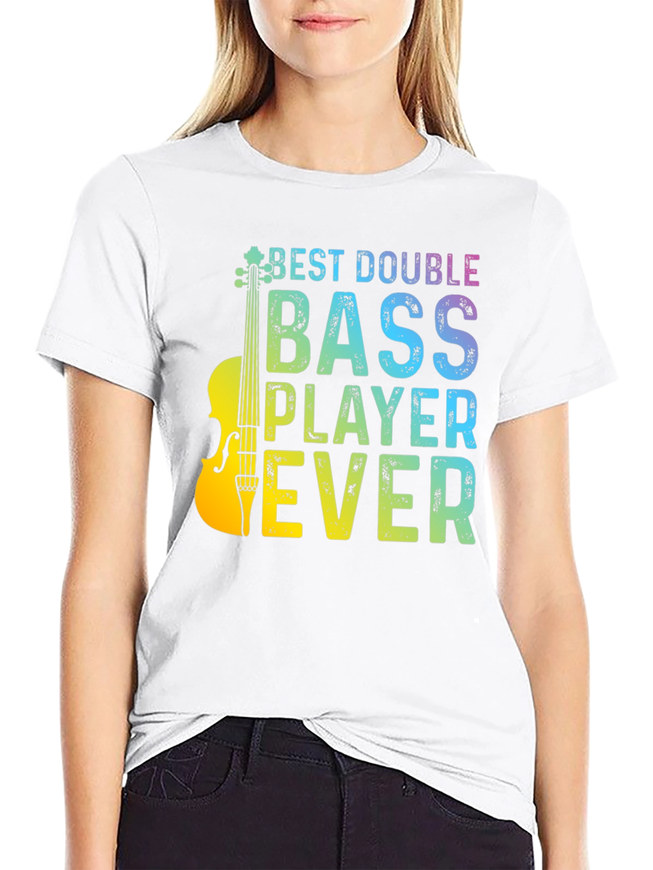 Best Double Bass Player Ever Graphic T-Shirt