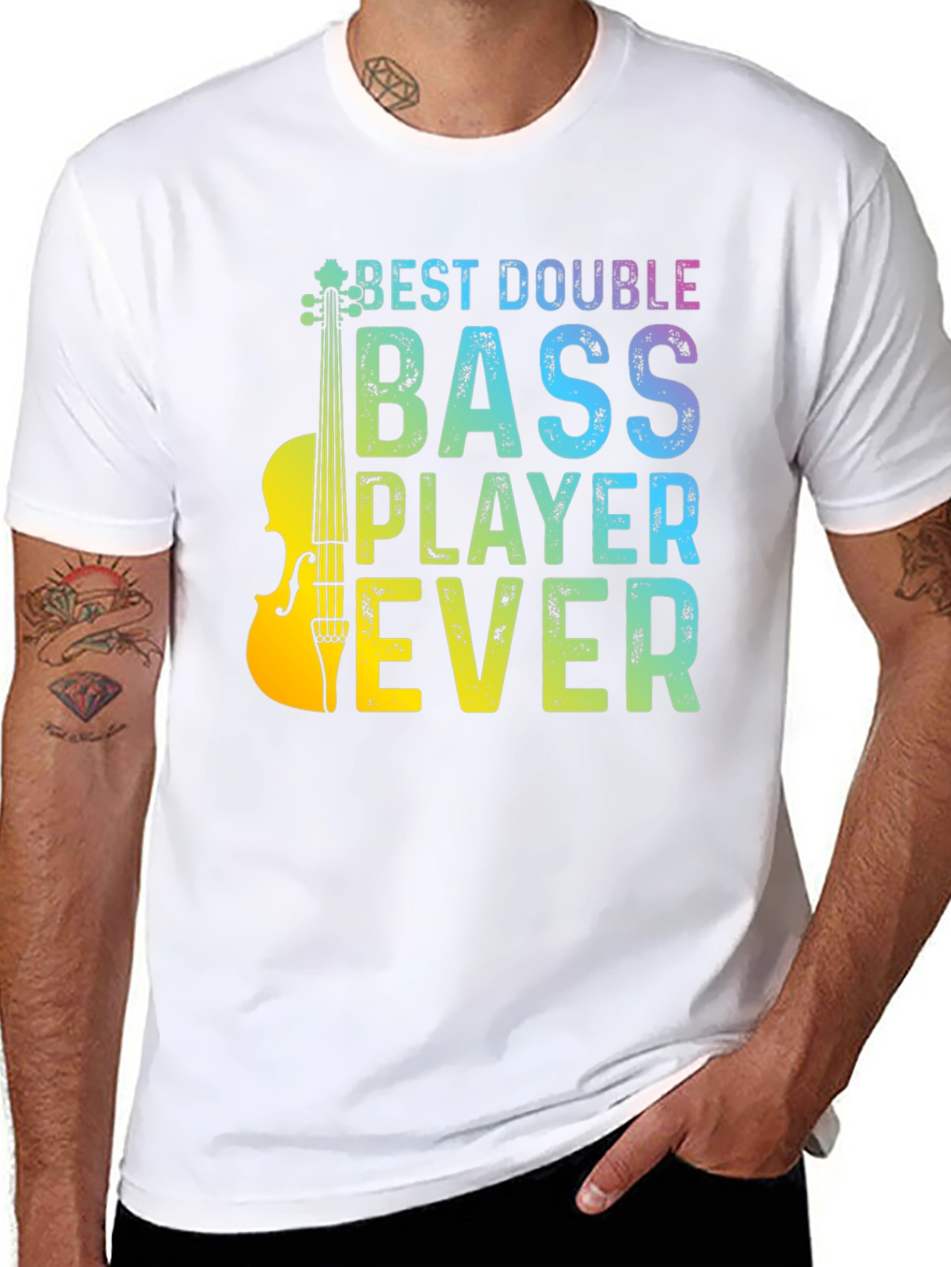 Best Double Bass Player Ever Graphic T-Shirt