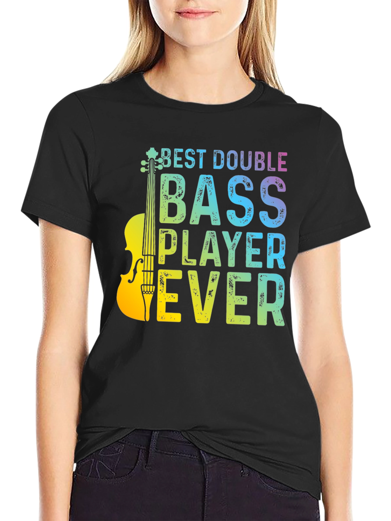 Best Double Bass Player Ever Graphic T-Shirt