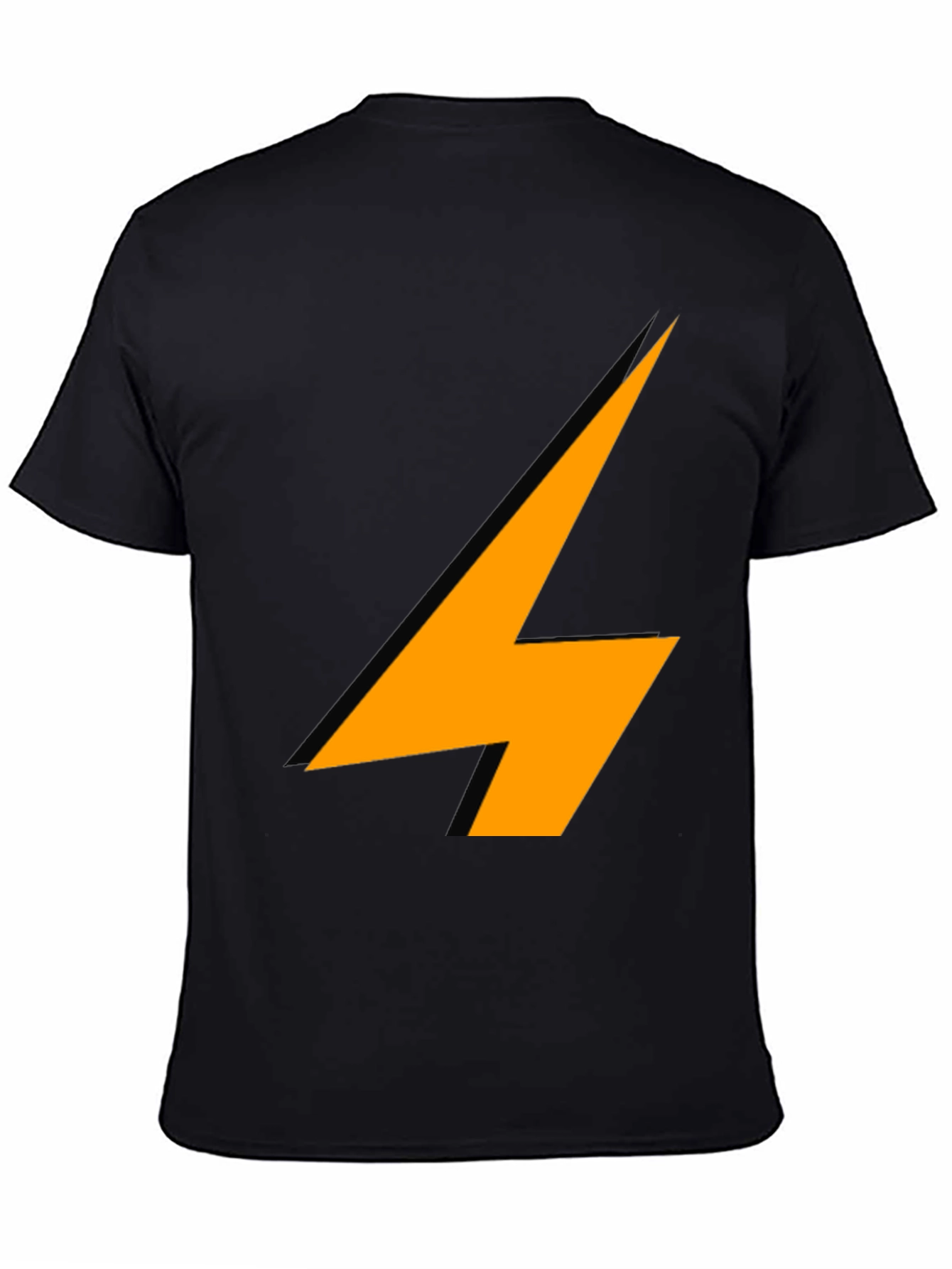 Lightning Bolt Graphic Black T-Shirt