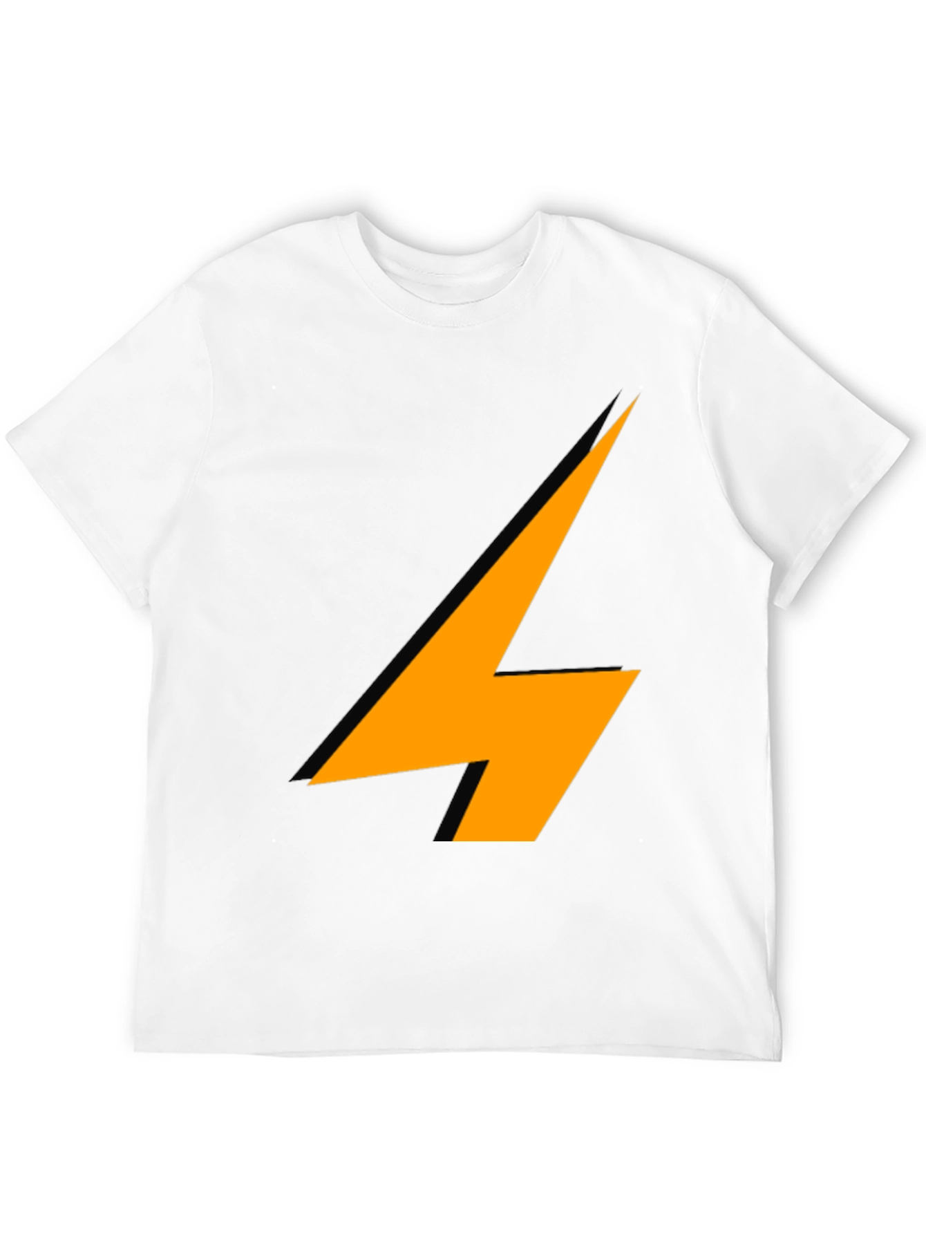 Lightning Bolt Graphic Black T-Shirt
