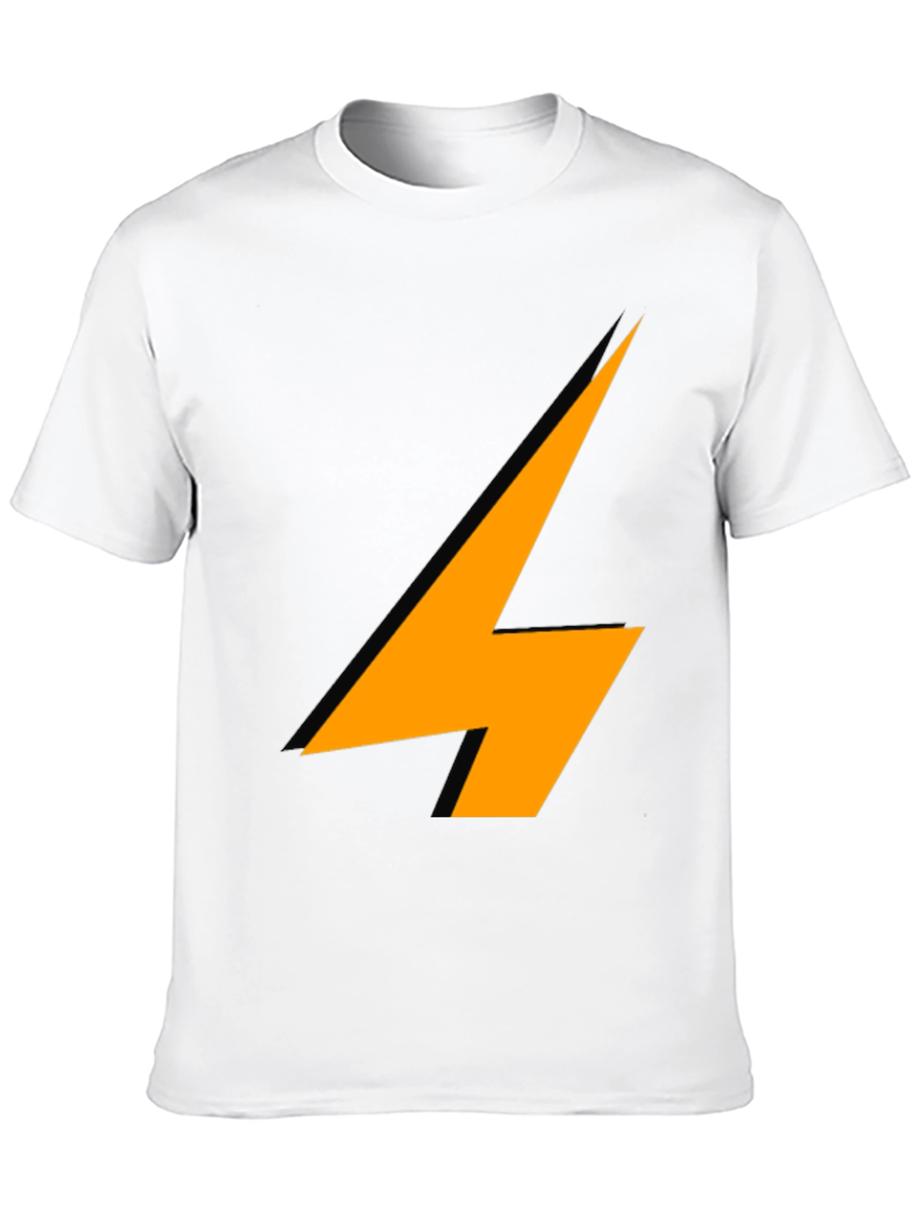 Lightning Bolt Graphic Black T-Shirt