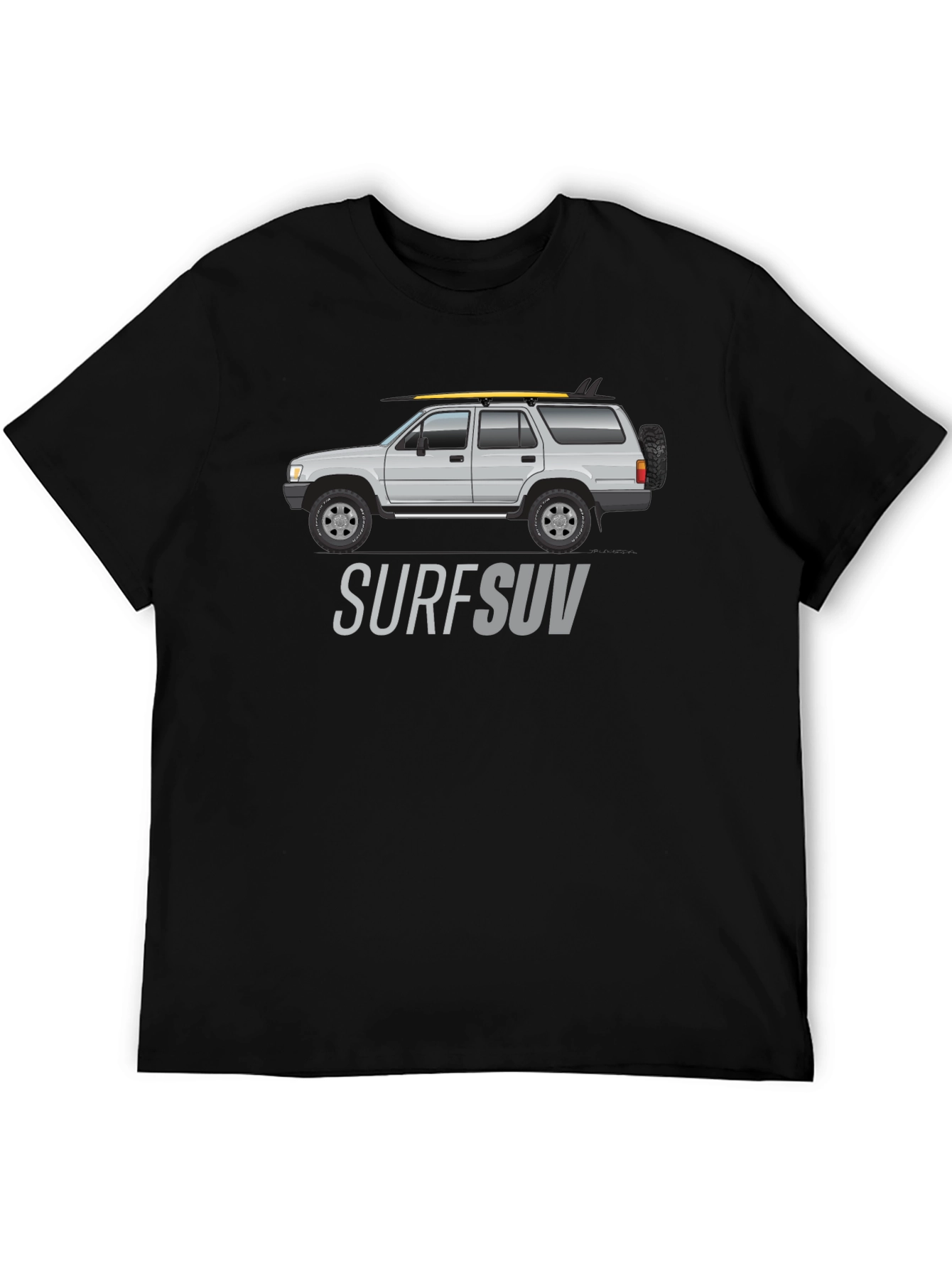 Surf SUV Graphic T-Shirt - Black