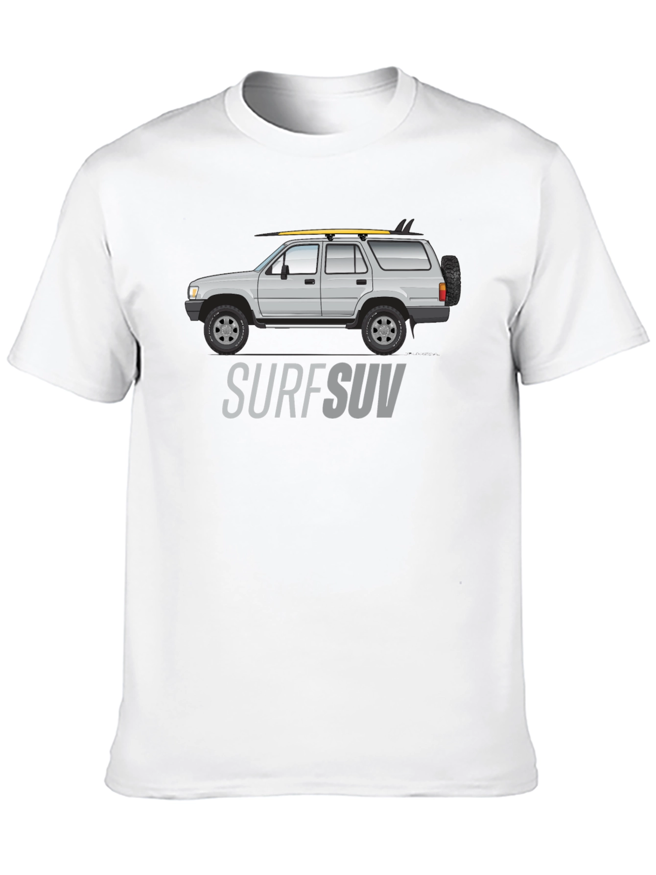 Surf SUV Graphic T-Shirt - Black