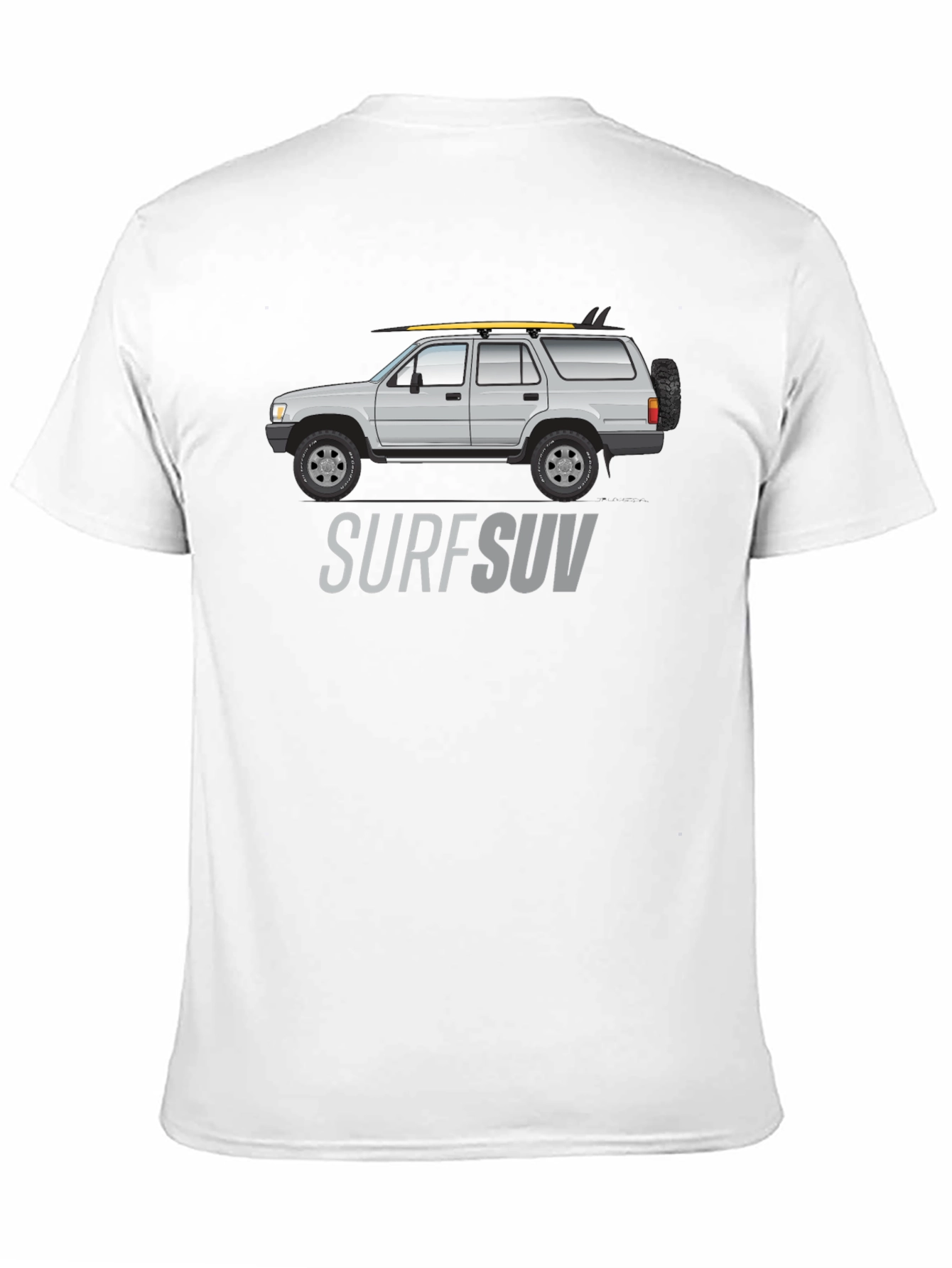 Surf SUV Graphic T-Shirt - Black
