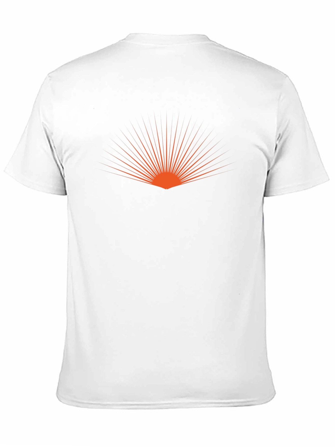 Stylish Black T-Shirt with Sunrise Graphic
